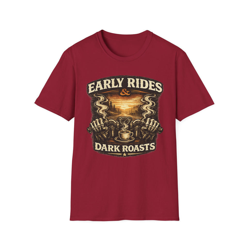 Early Rides & Dark Roasts T‑Shirt