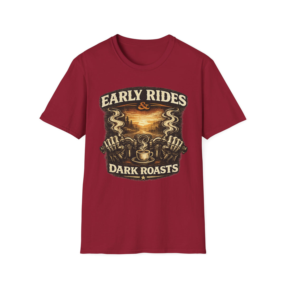 Early Rides & Dark Roasts T‑Shirt