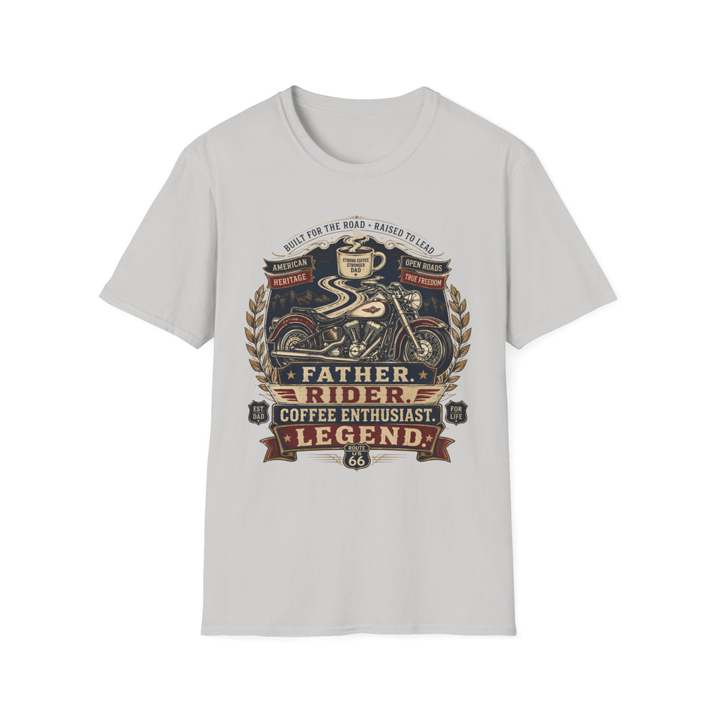 Father Rider Coffee T‑Shirt