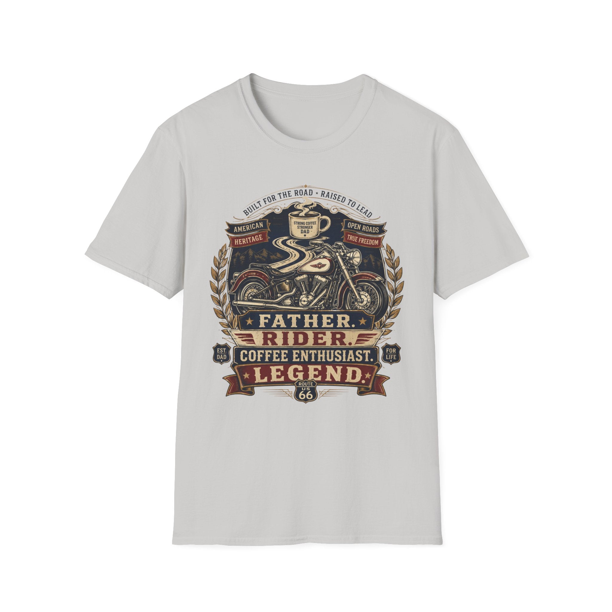 Father Rider Coffee T‑Shirt
