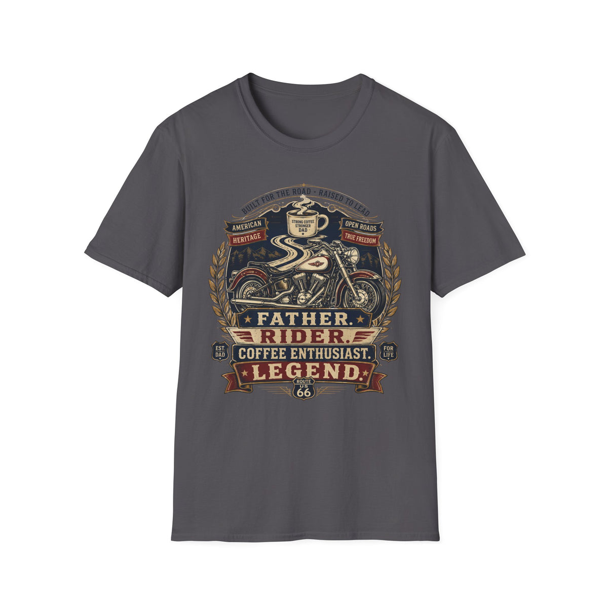 Father Rider Coffee T‑Shirt