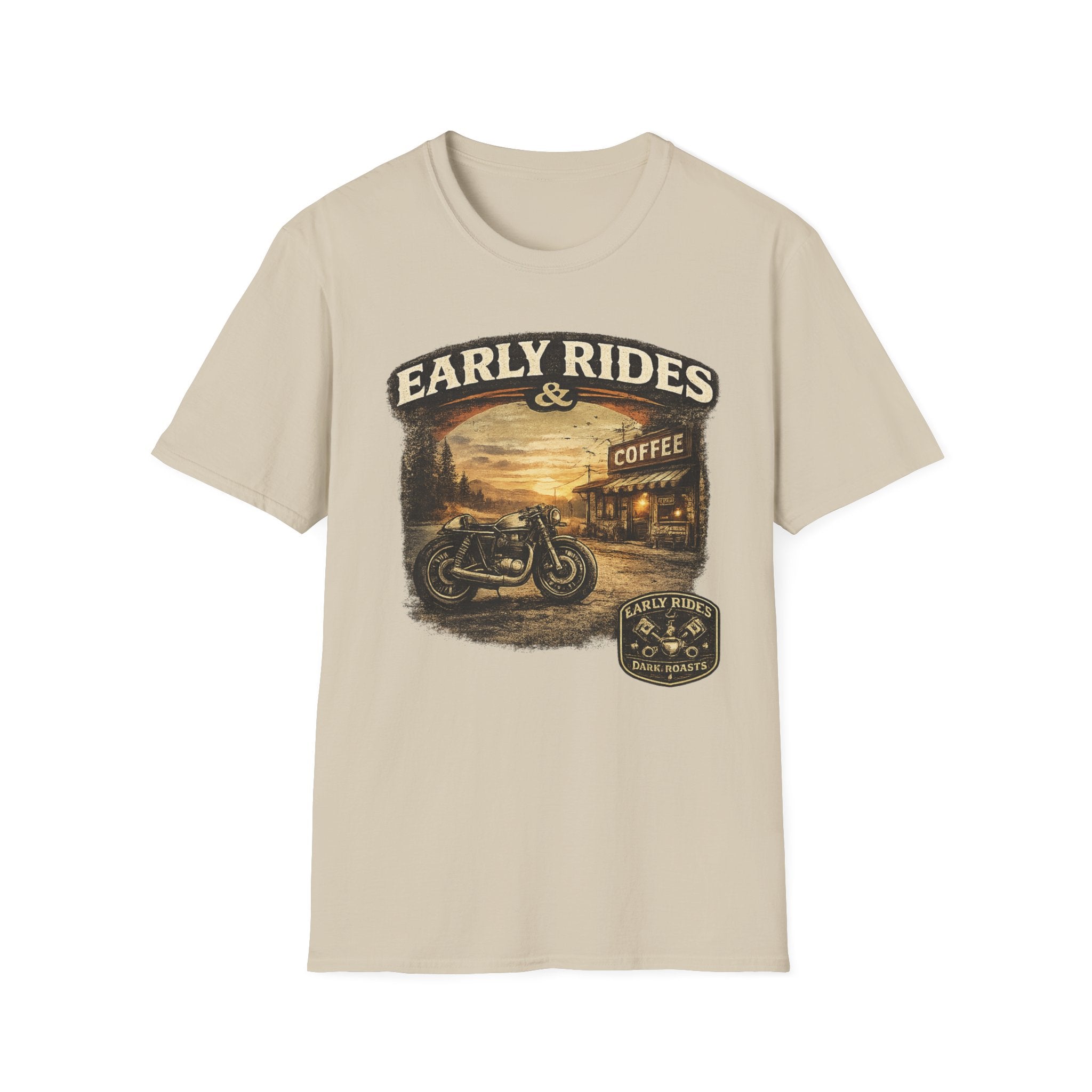 Early Rides & Coffee T‑Shirt