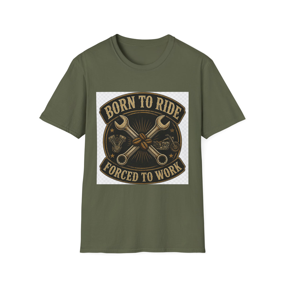 Born To Ride Forced To Work T-Shirt