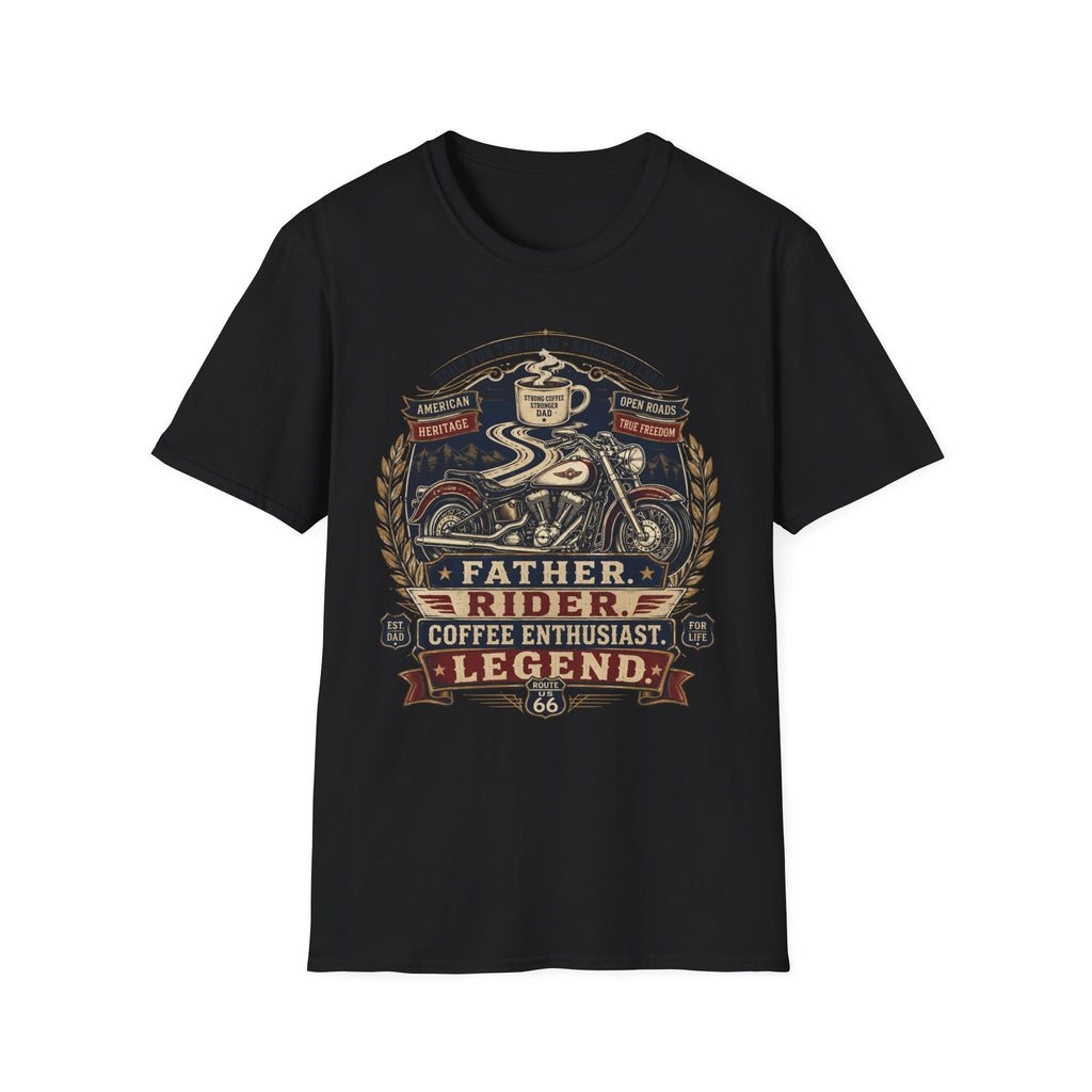 Father Rider Coffee T‑Shirt