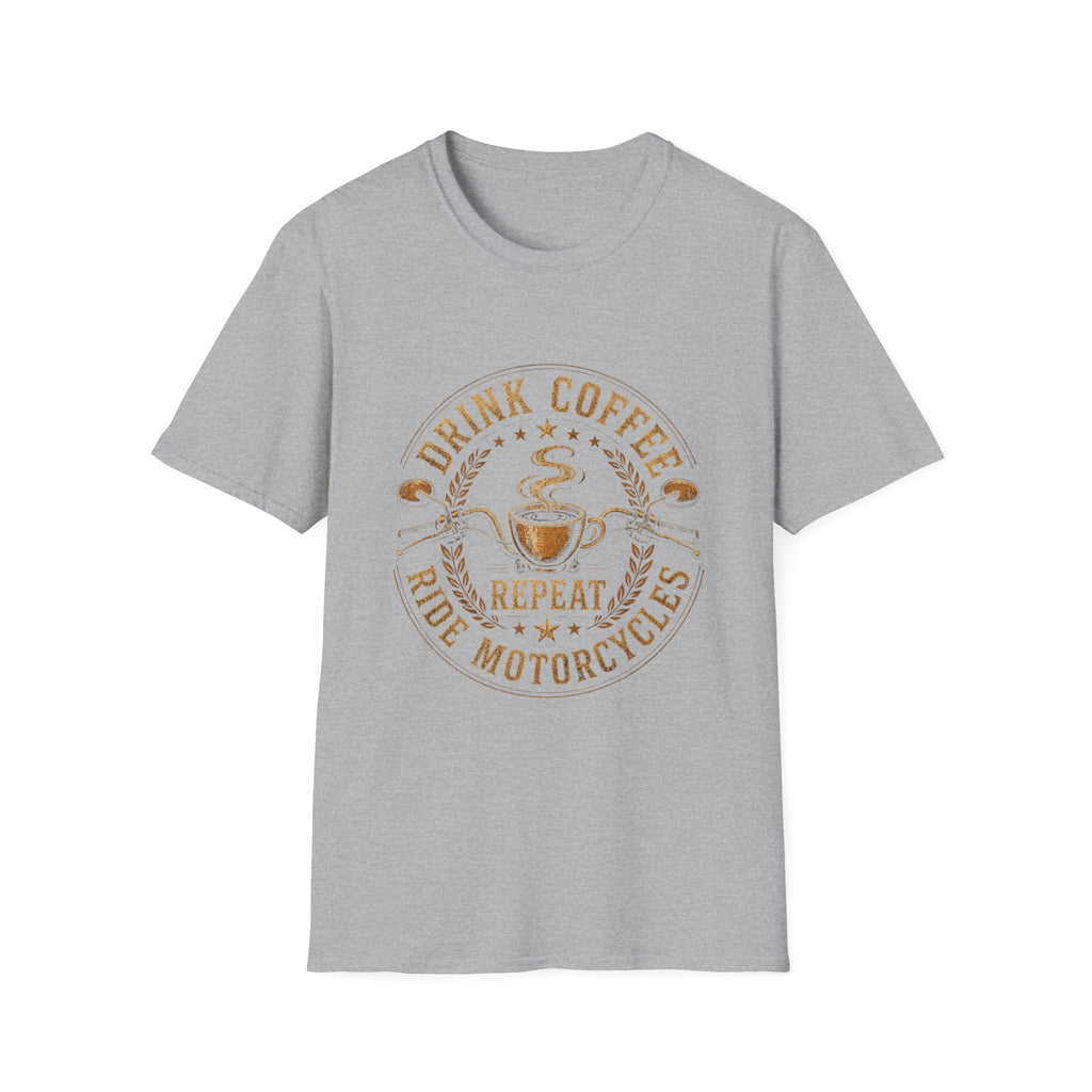 Drink Coffee Ride Motorcycle T-Shirt