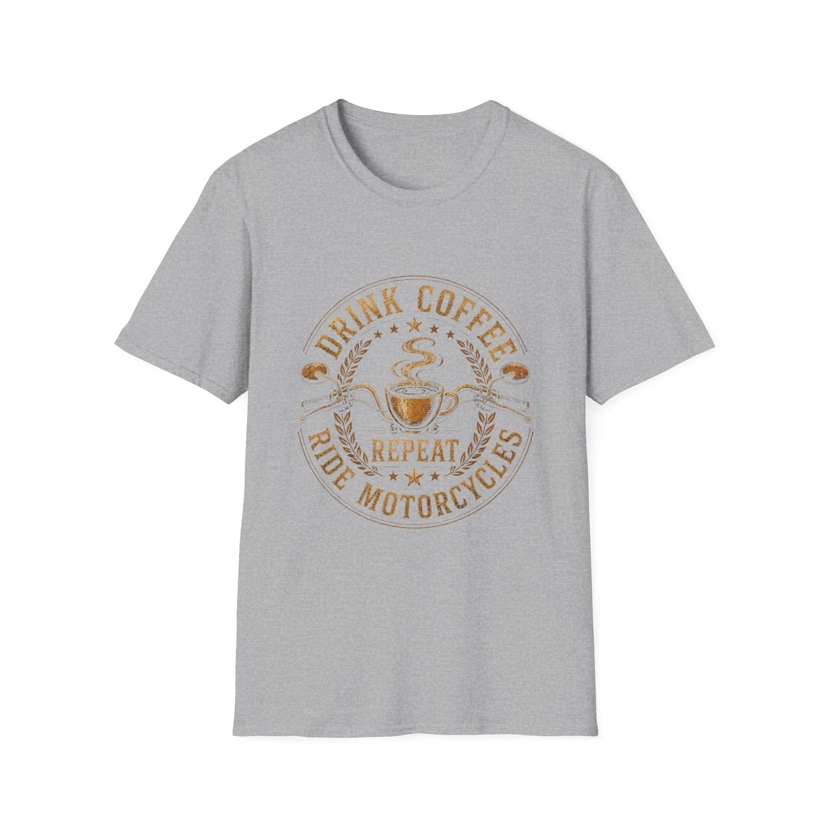 Drink Coffee Ride Motorcycle T-Shirt