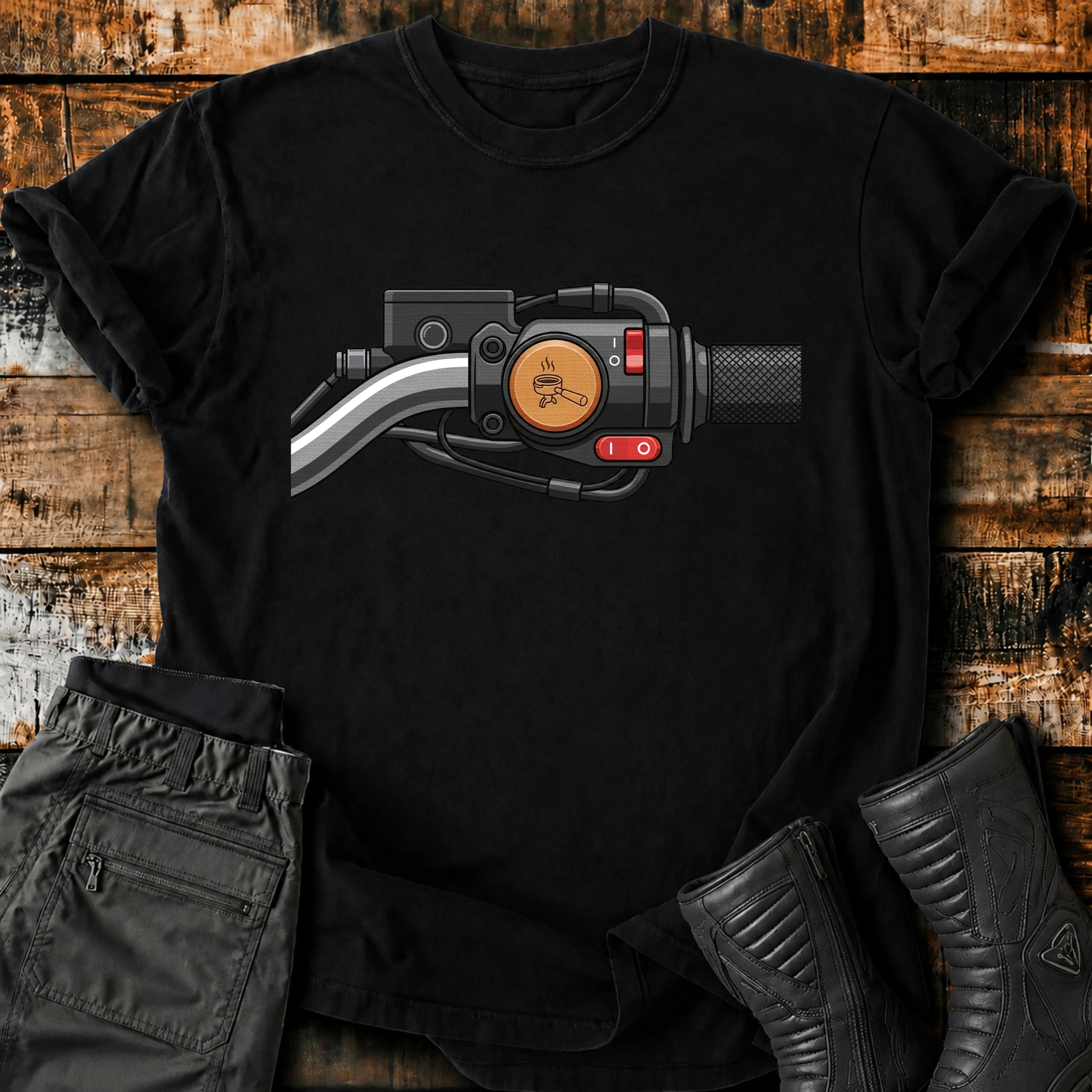 Throttle Coffee T‑Shirt