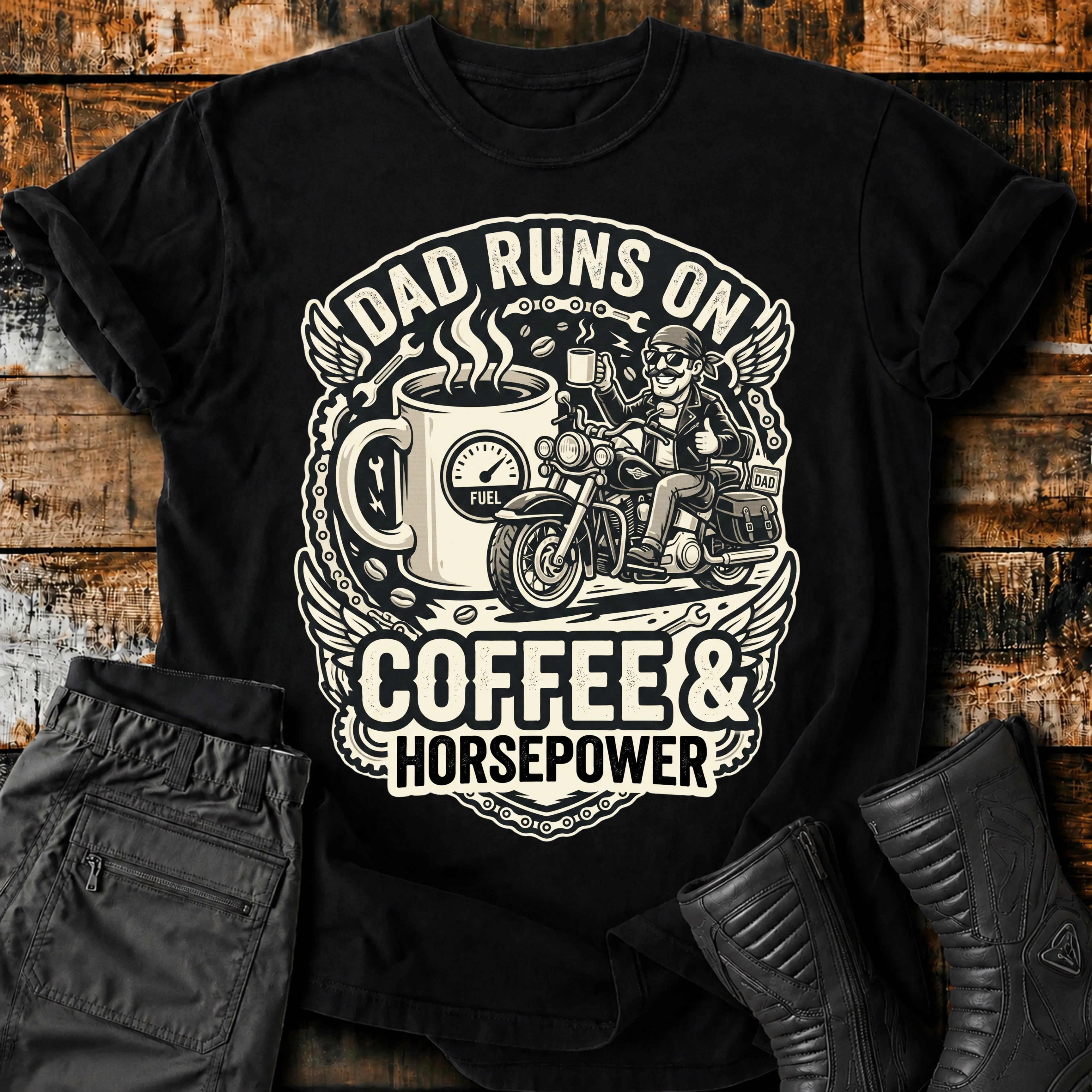 Dad Runs On T‑Shirt