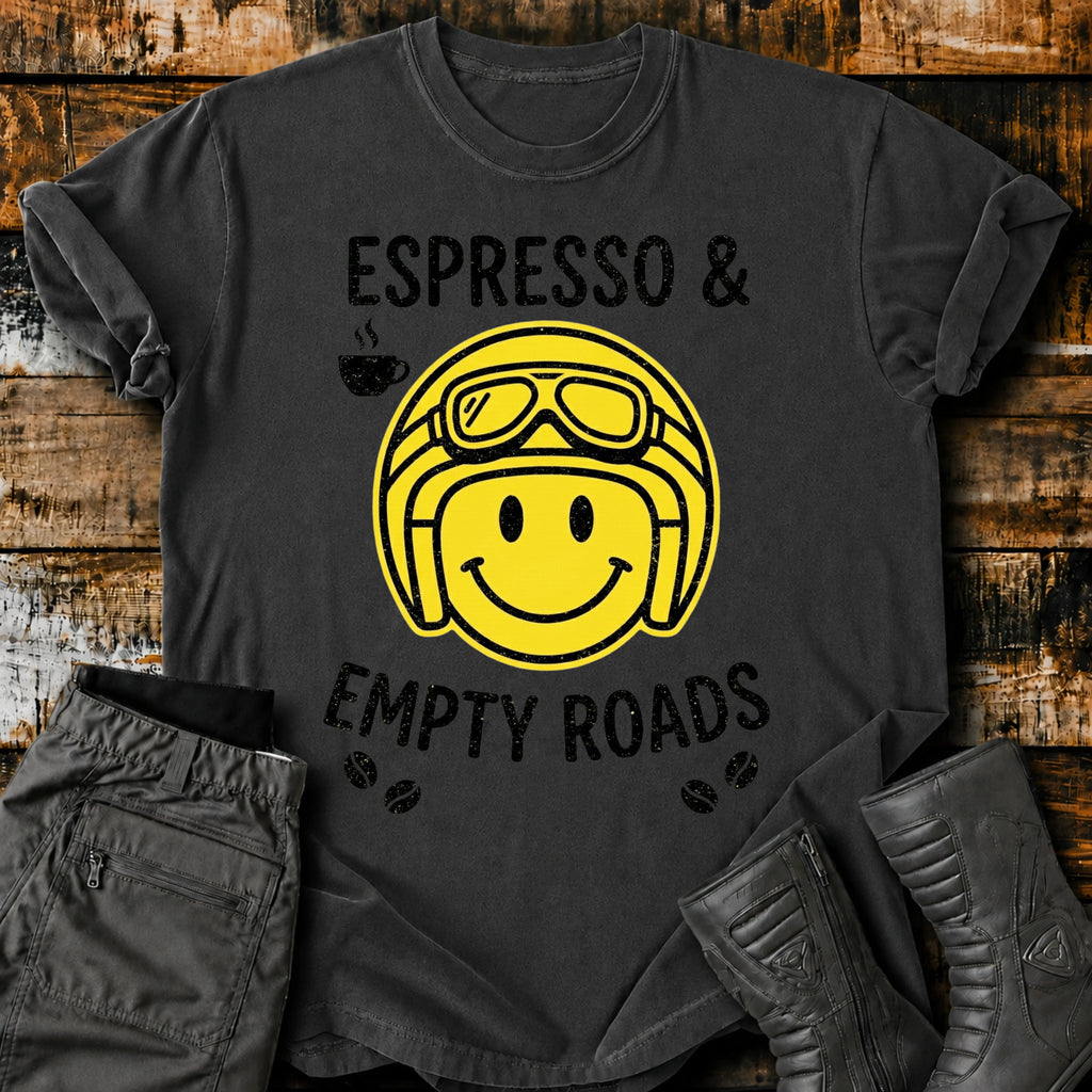Espresso & Empty Roads T‑Shirt