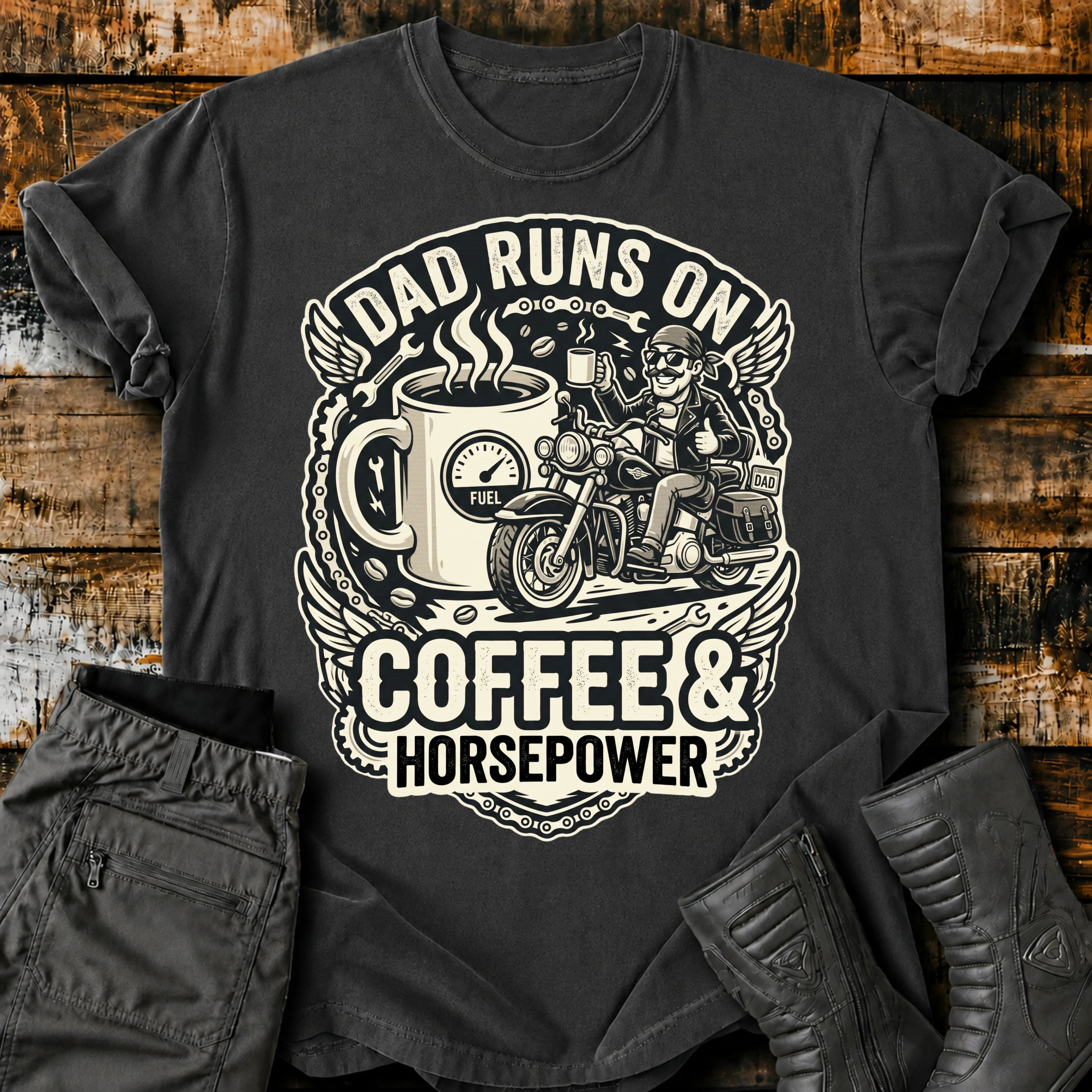 Dad Runs On T‑Shirt
