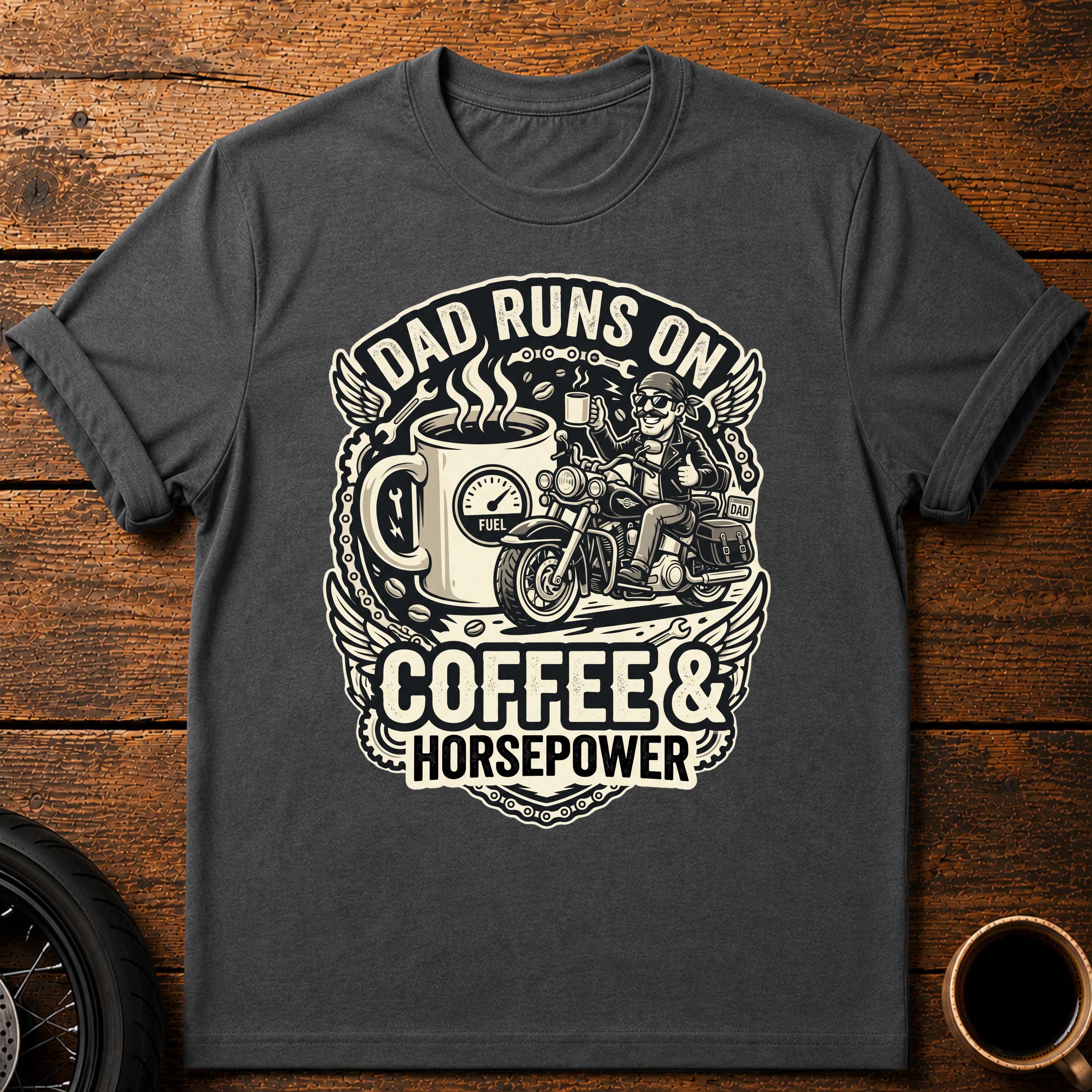 Dad Runs On T‑Shirt