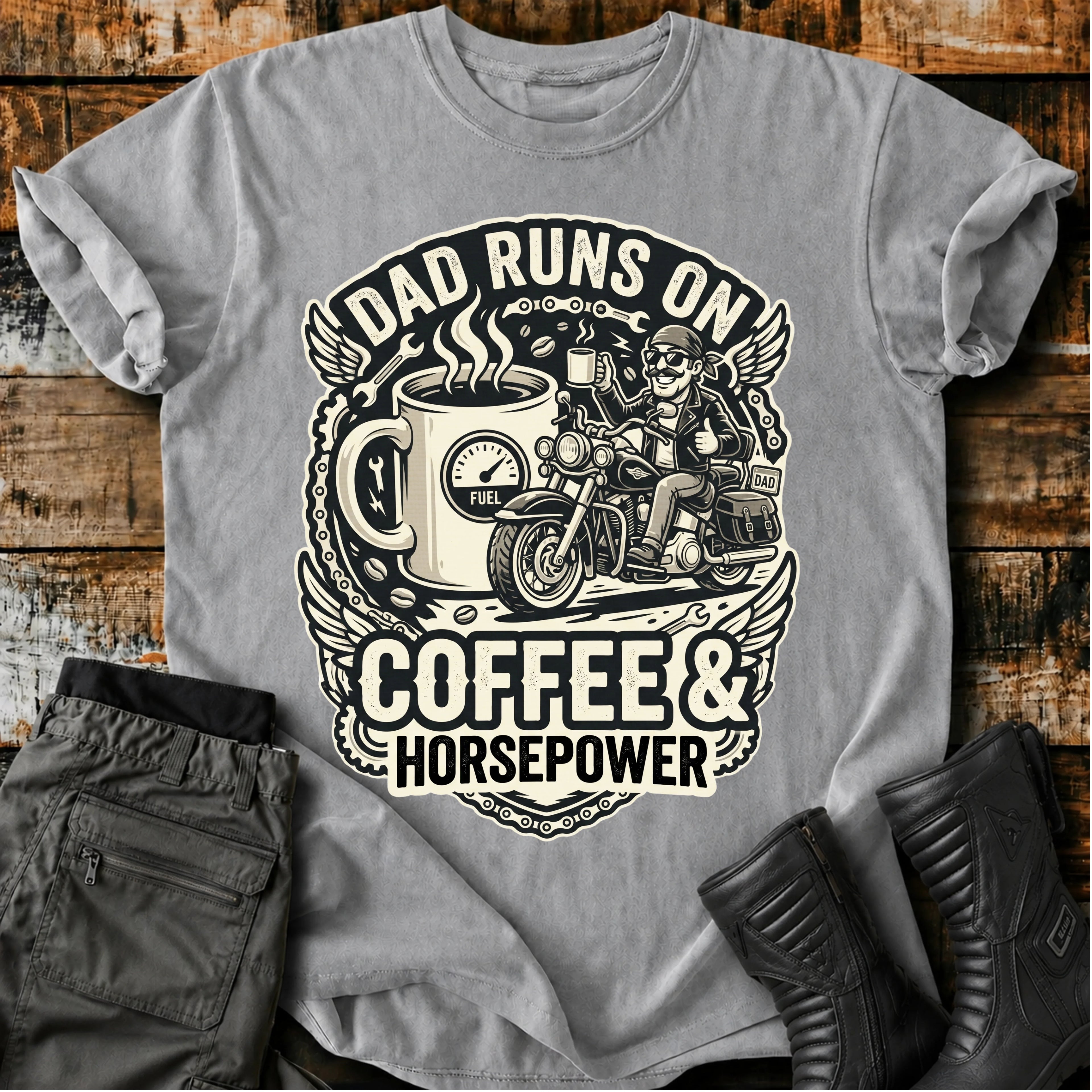 Dad Runs On T‑Shirt