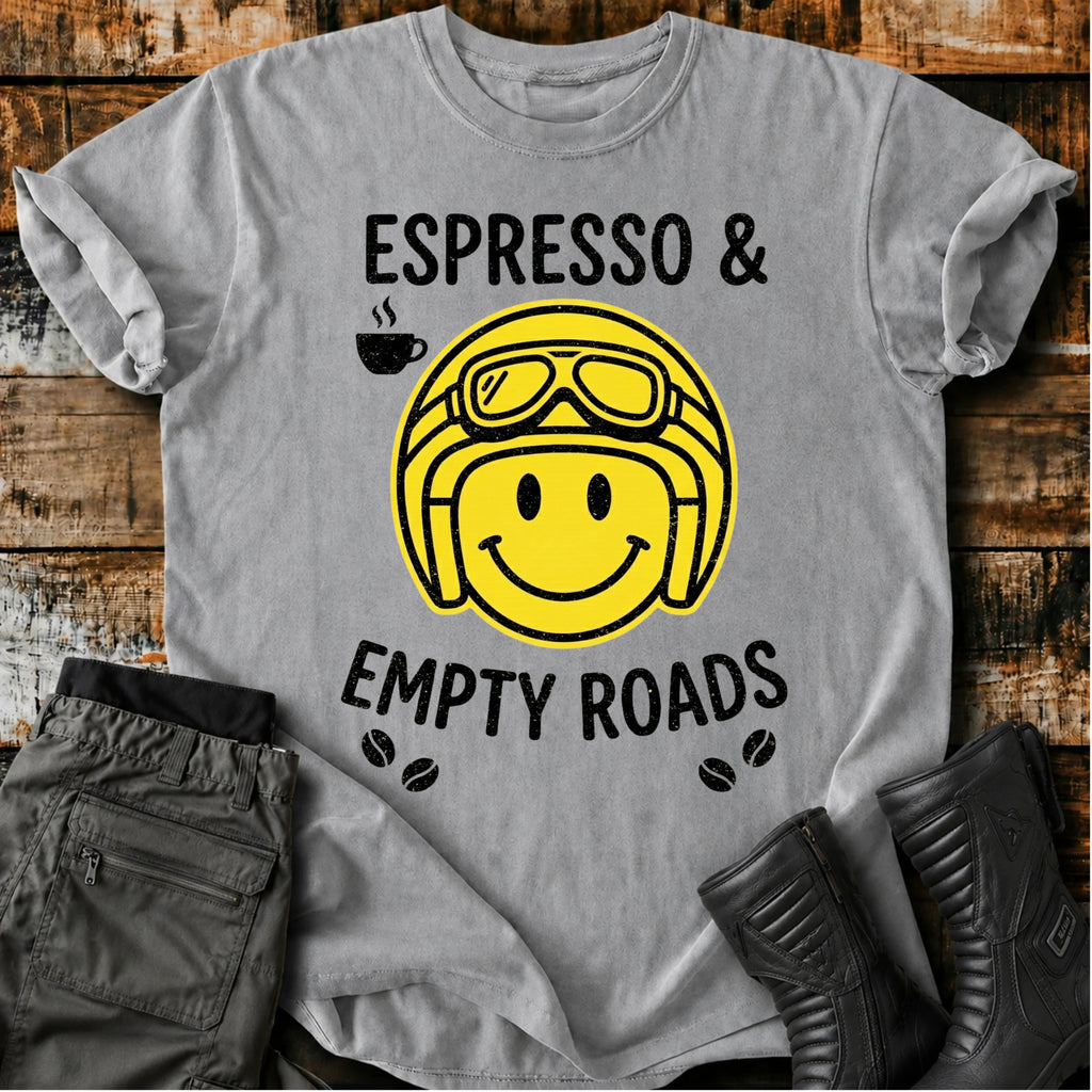 Espresso & Empty Roads T‑Shirt