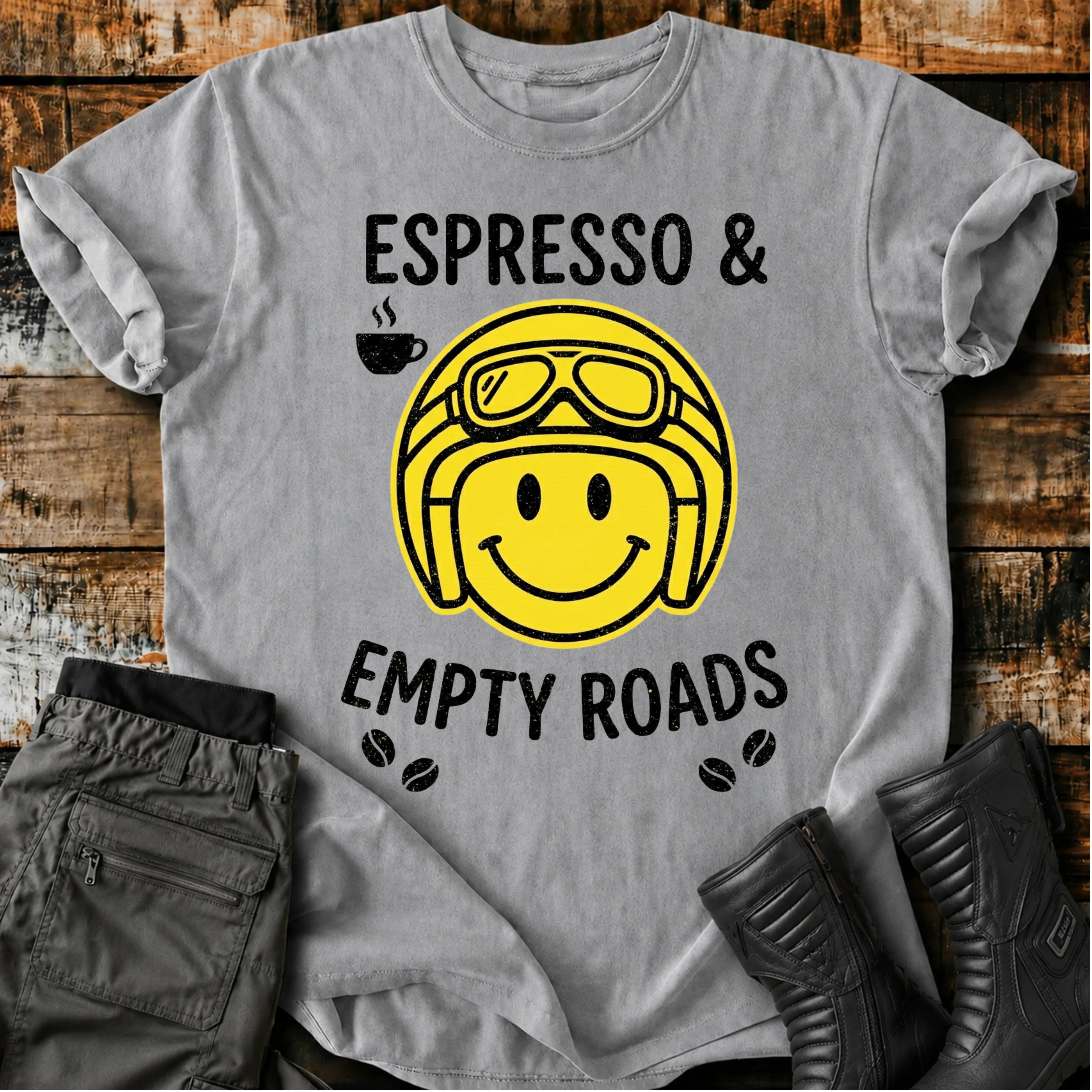 Espresso & Empty Roads T‑Shirt