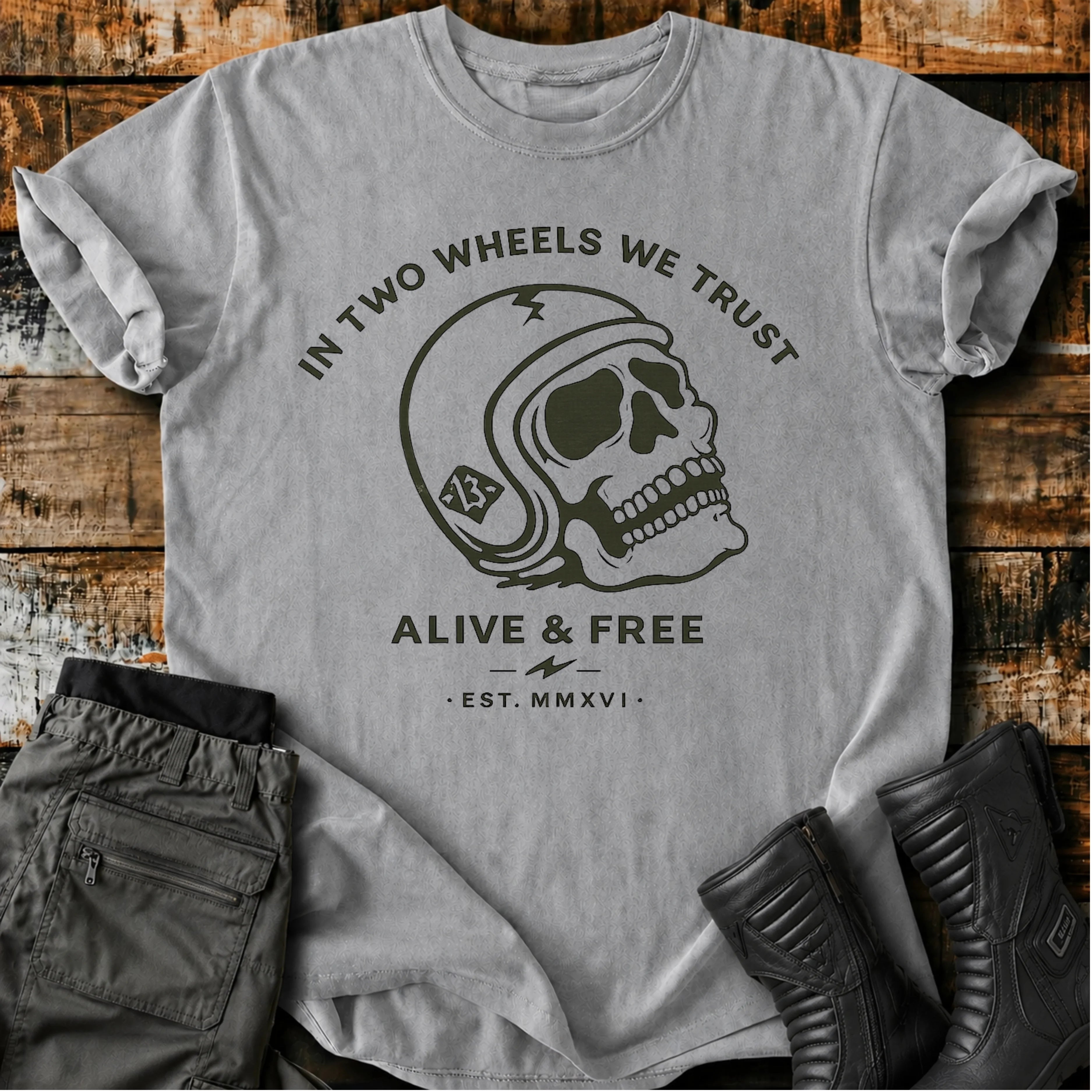 In Two Wheels T‑Shirt