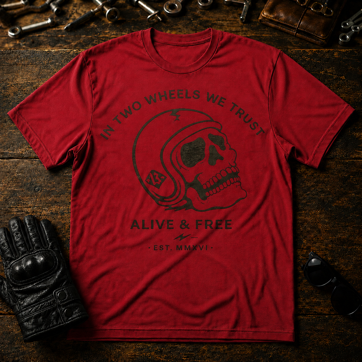 In Two Wheels T‑Shirt
