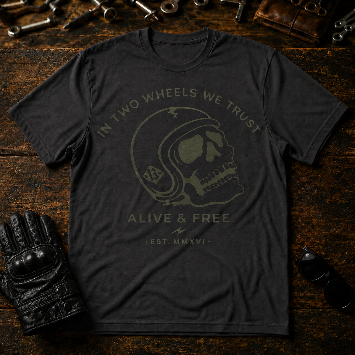 In Two Wheels T‑Shirt