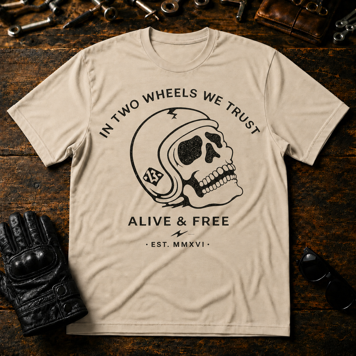 In Two Wheels T‑Shirt