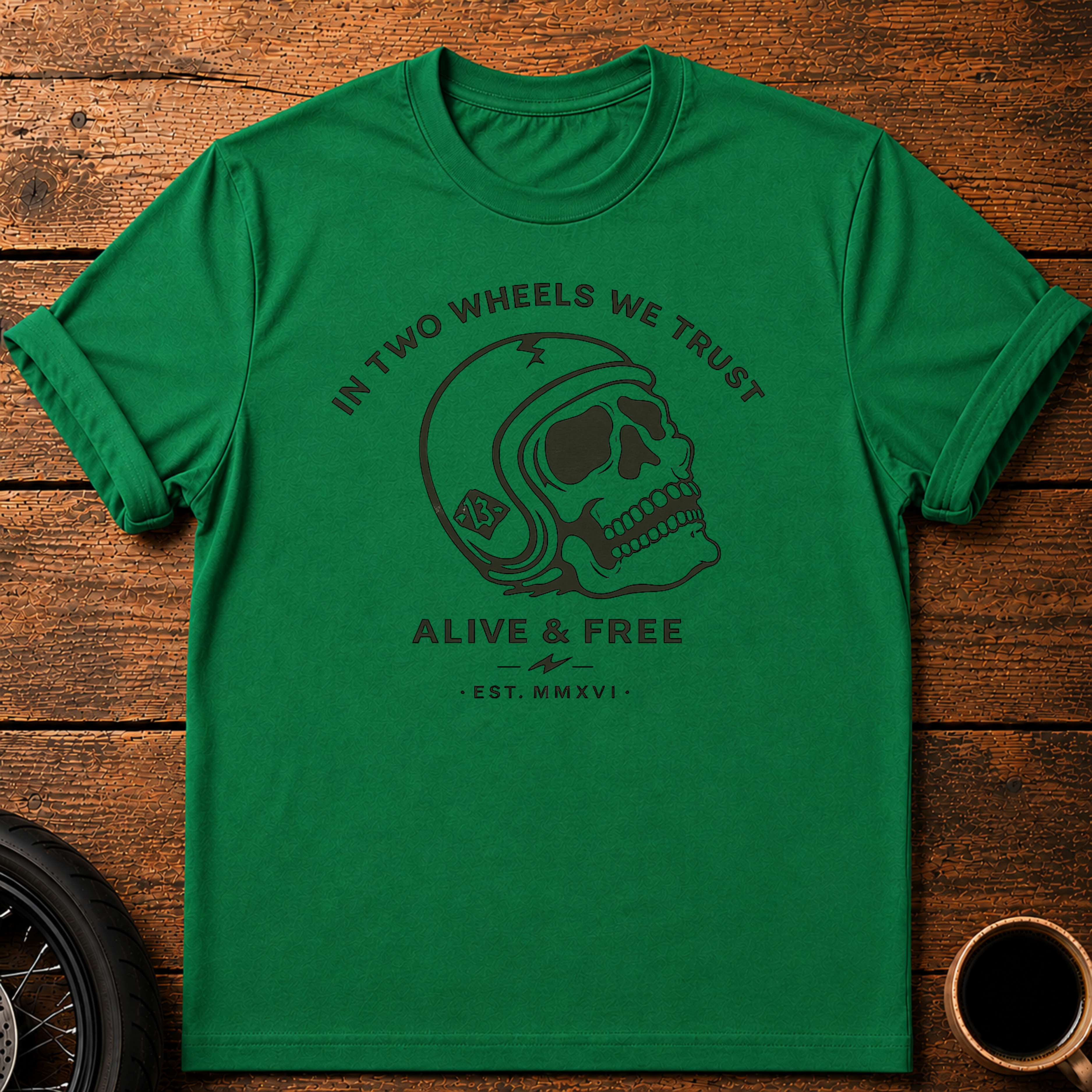 In Two Wheels T‑Shirt