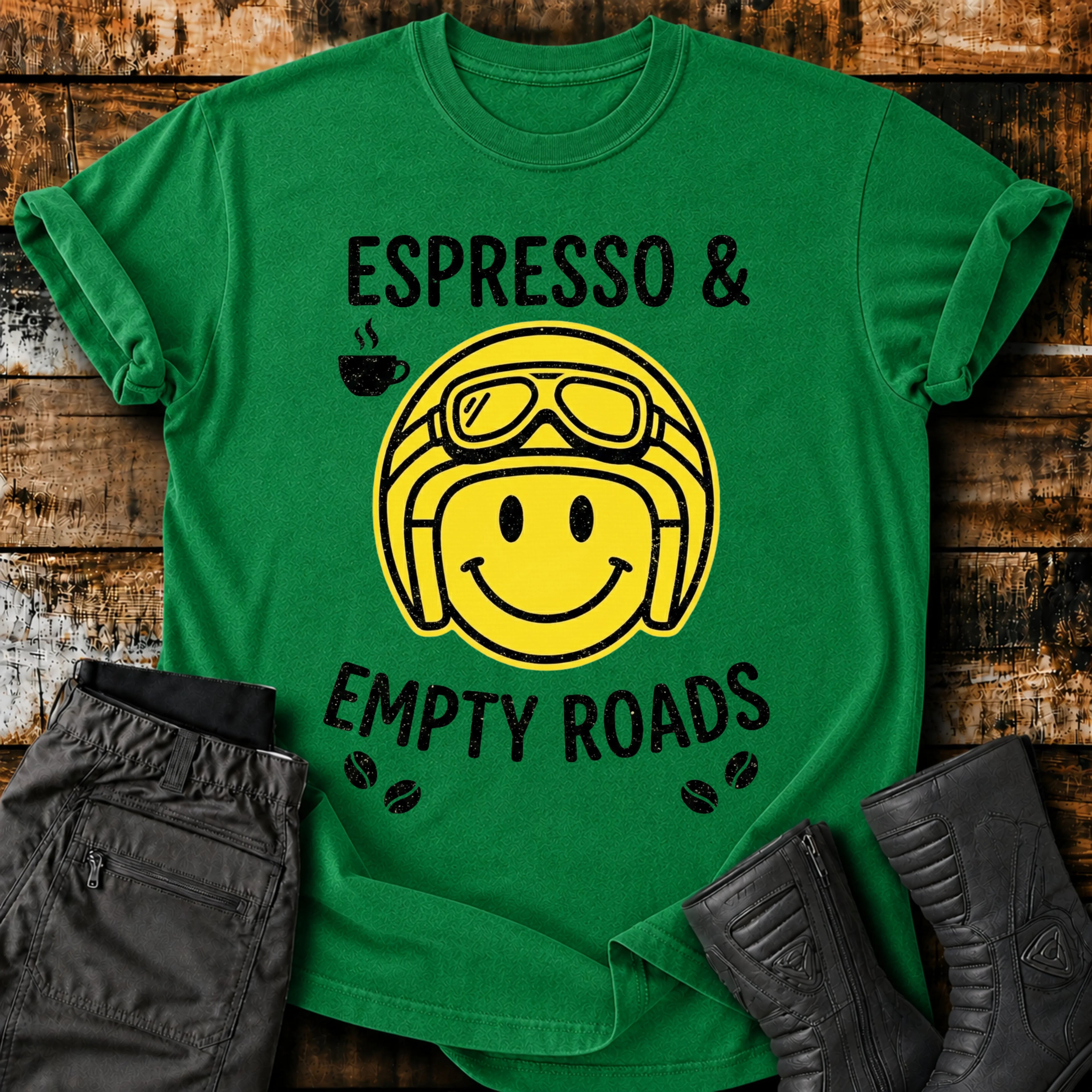 Espresso & Empty Roads T‑Shirt