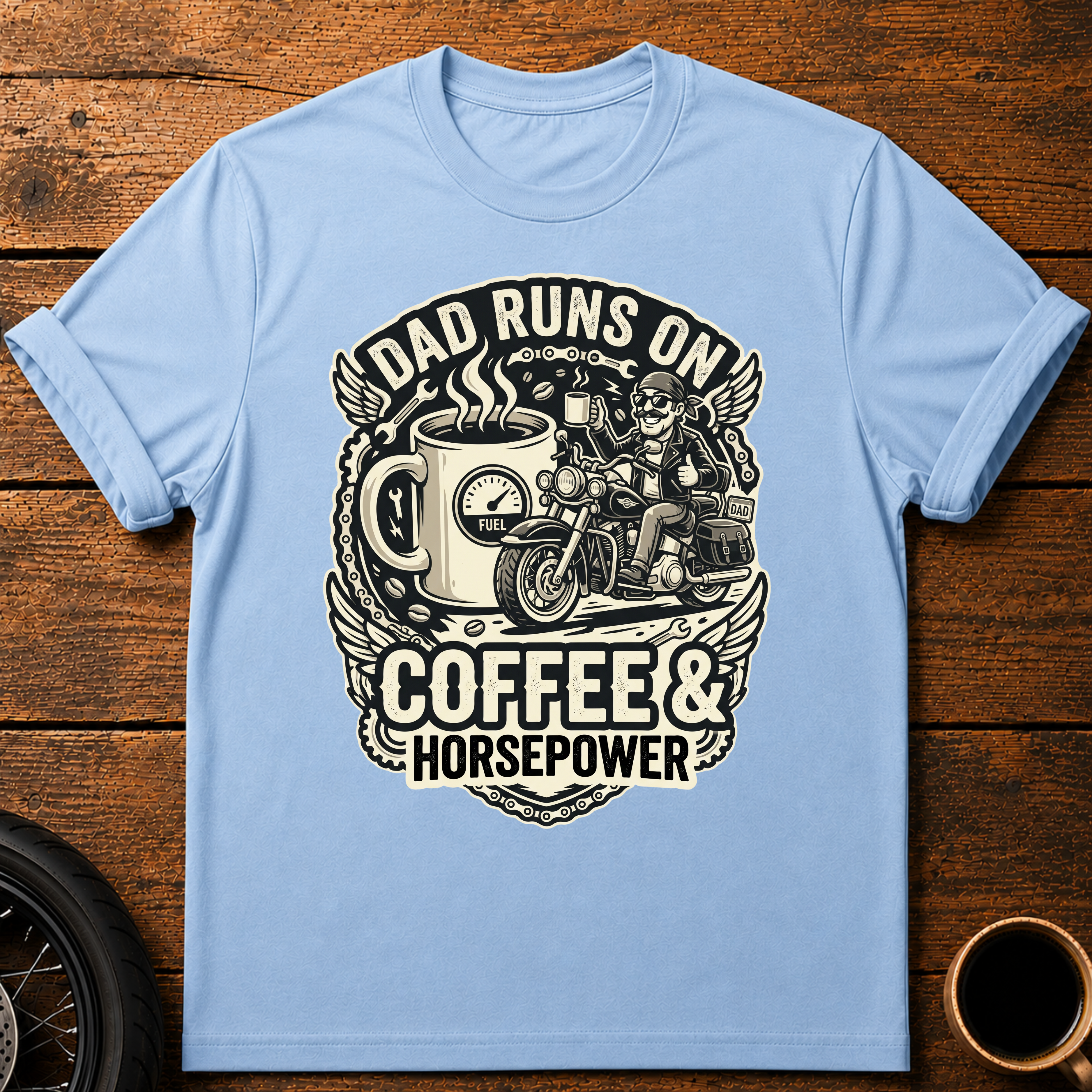 Dad Runs On T‑Shirt