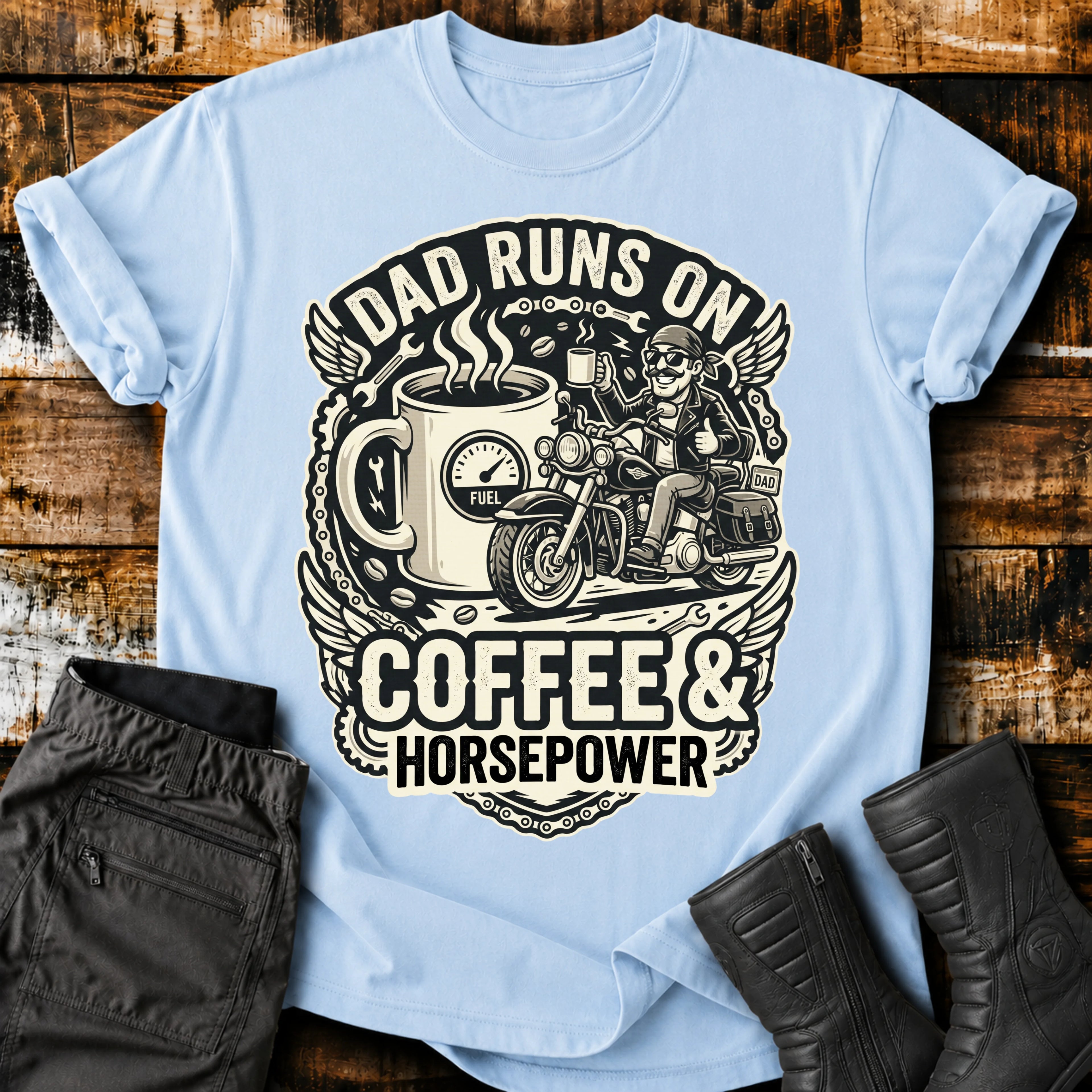 Dad Runs On T‑Shirt