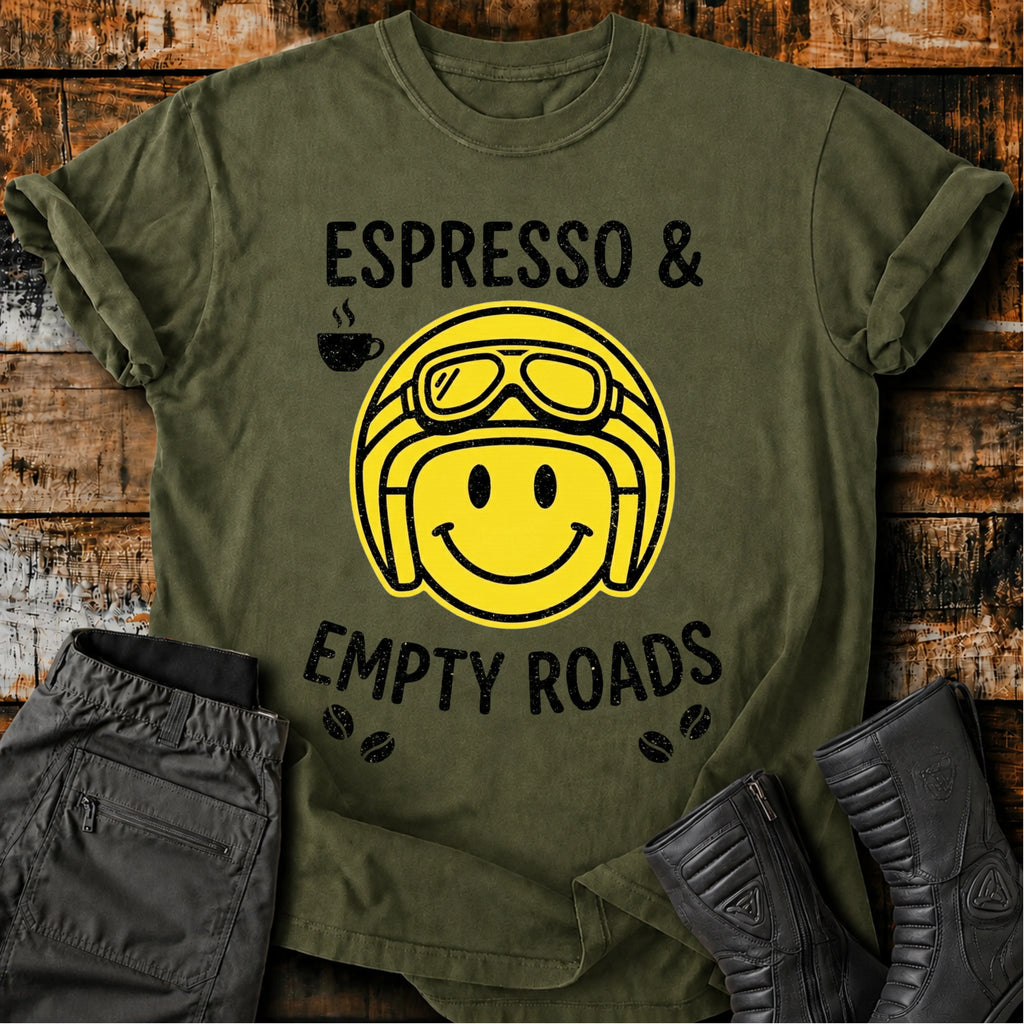Espresso & Empty Roads T‑Shirt