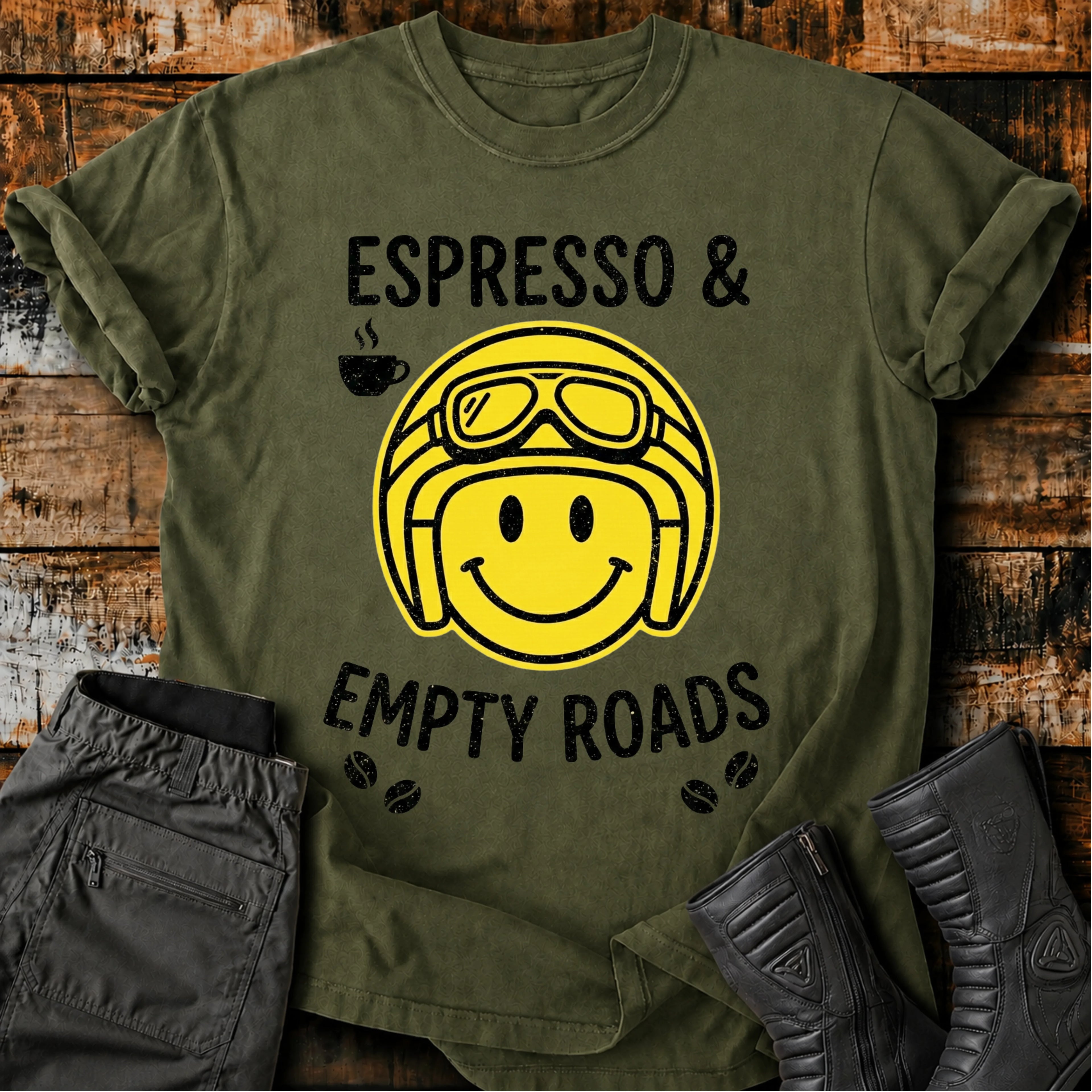 Espresso & Empty Roads T‑Shirt