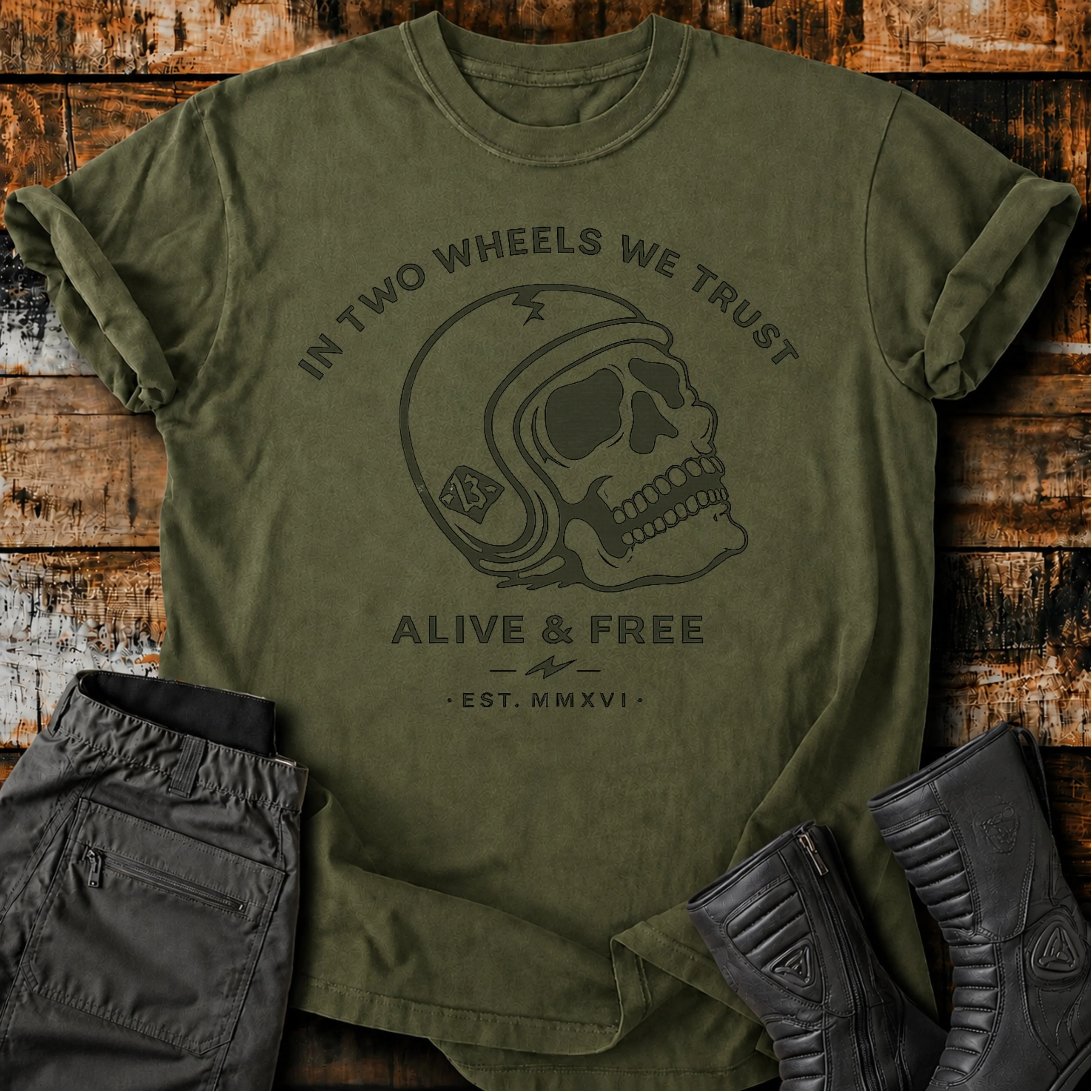 In Two Wheels T‑Shirt