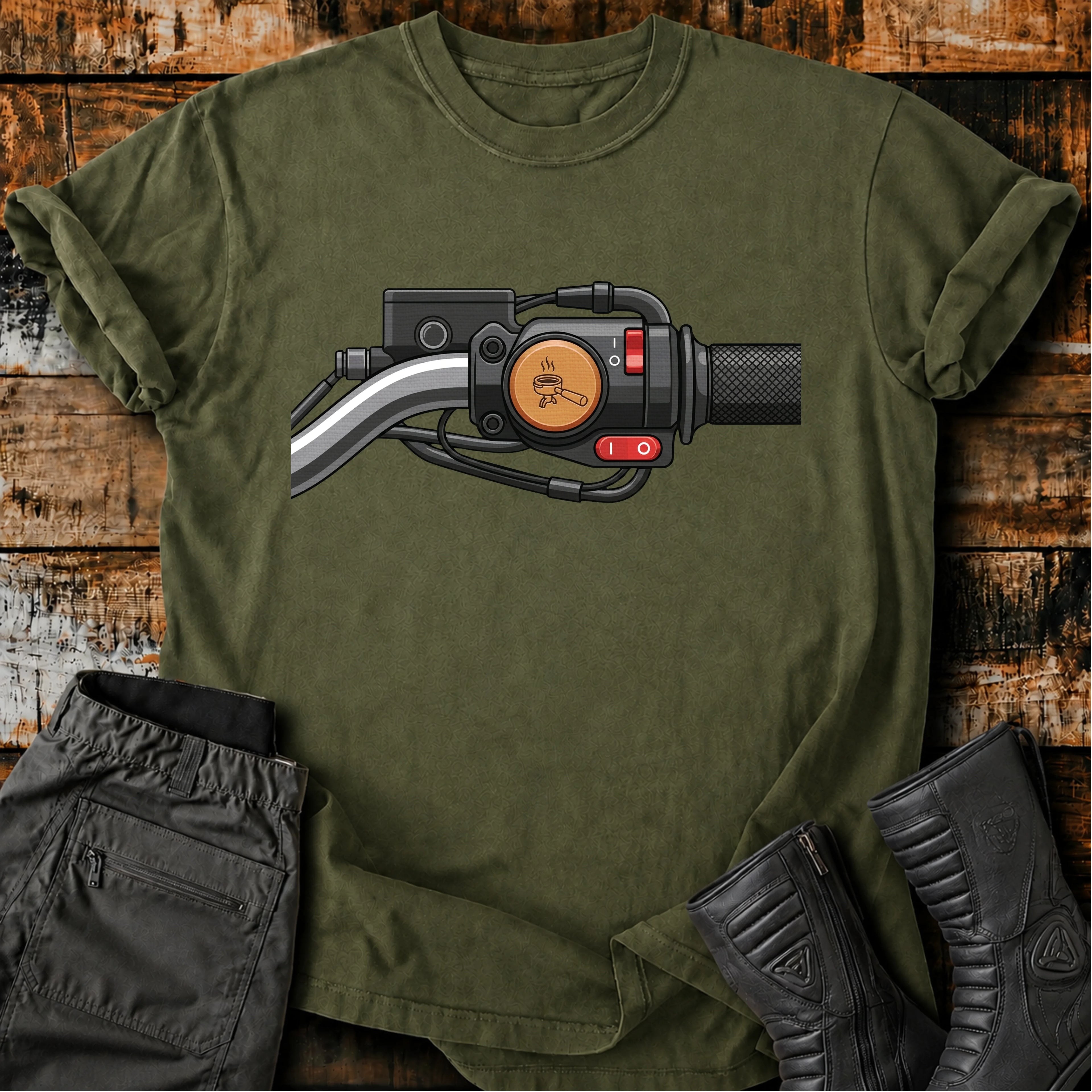 Throttle Coffee T‑Shirt