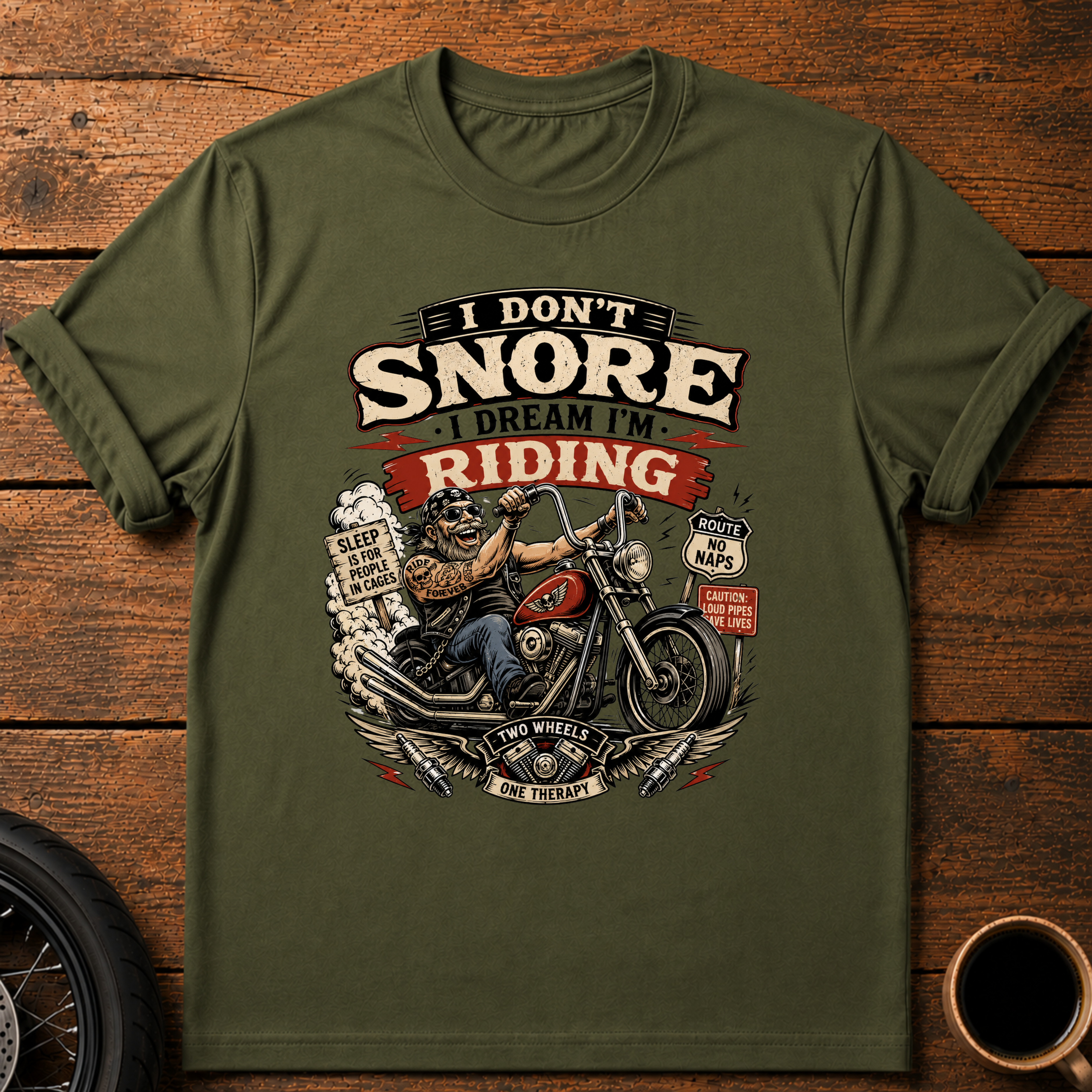 I Don't Snore T‑Shirt