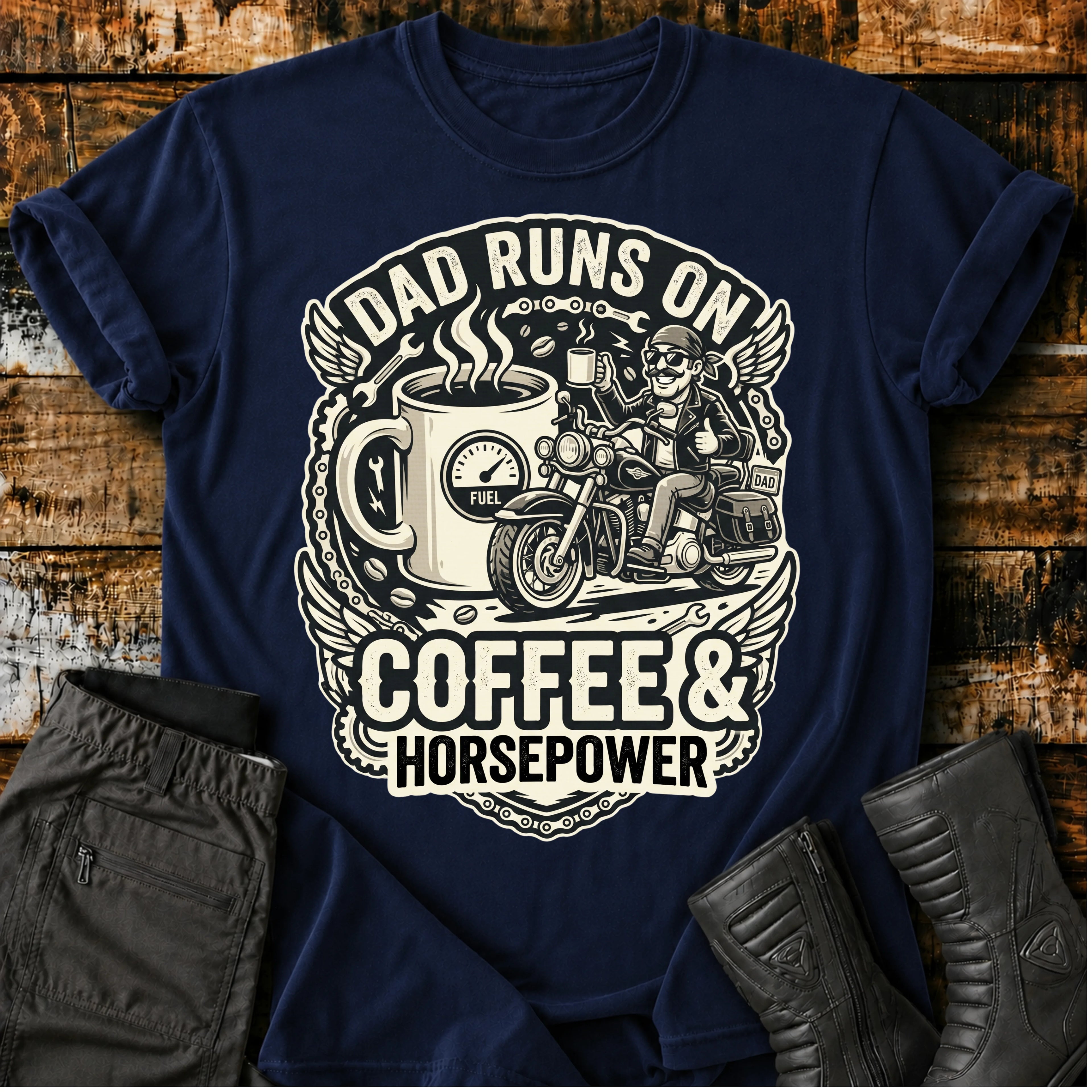 Dad Runs On T‑Shirt