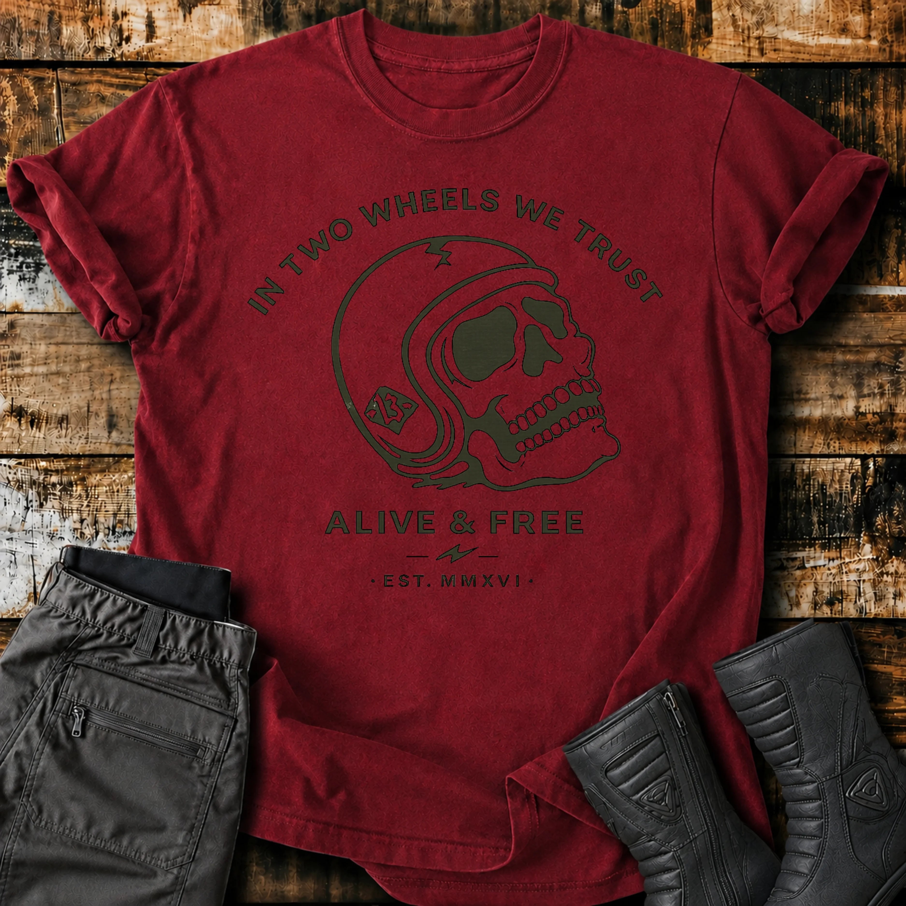 In Two Wheels T‑Shirt