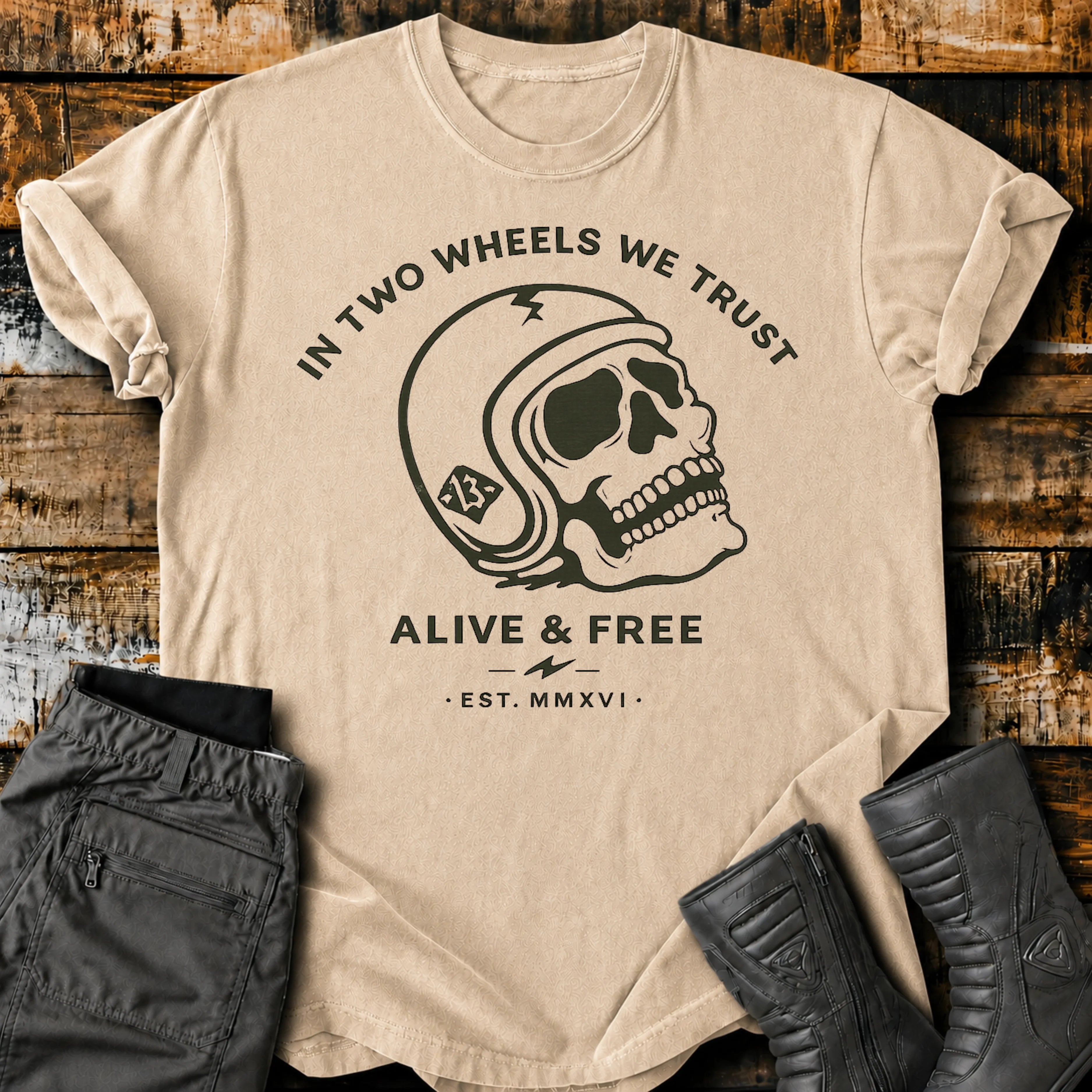 In Two Wheels T‑Shirt
