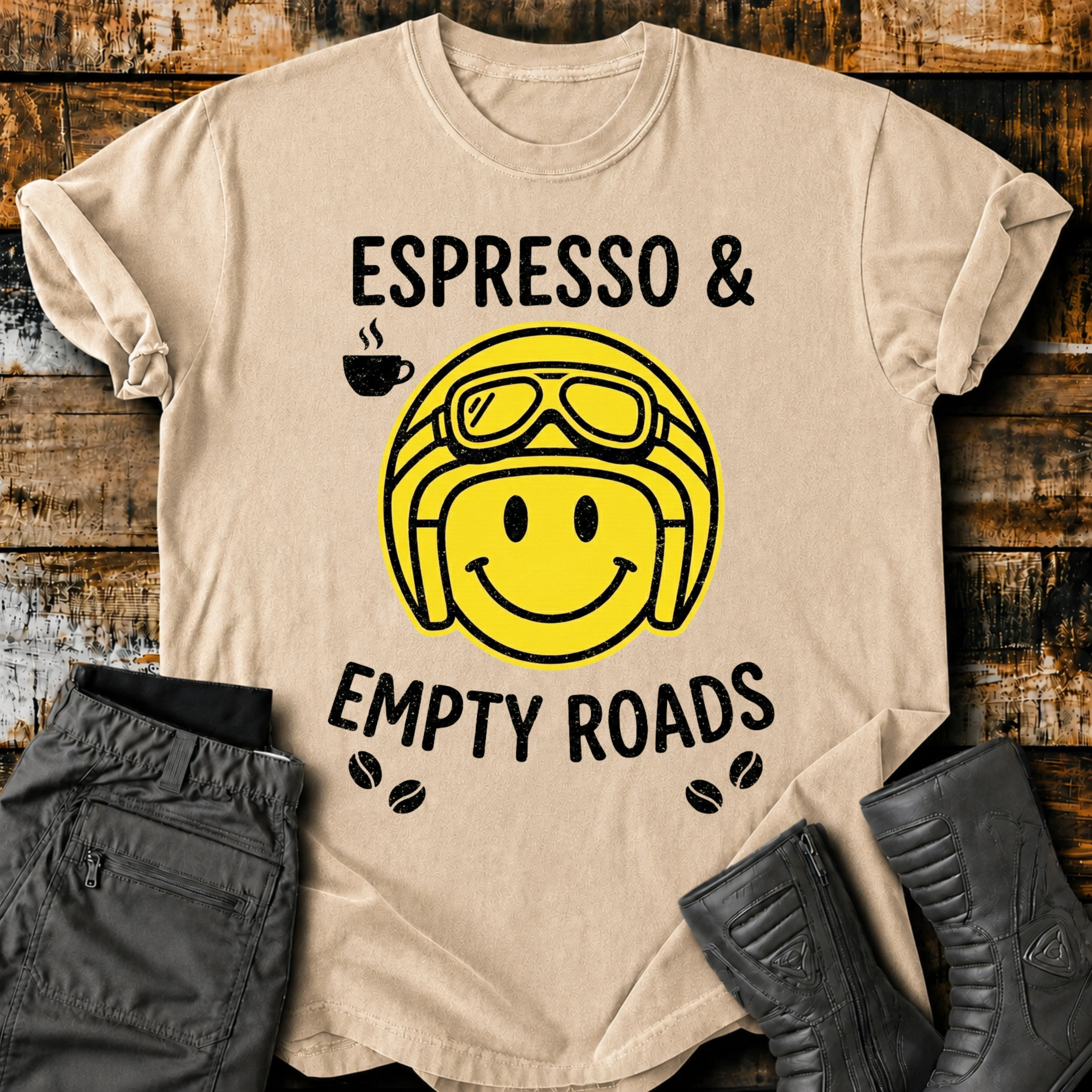 Espresso & Empty Roads T‑Shirt