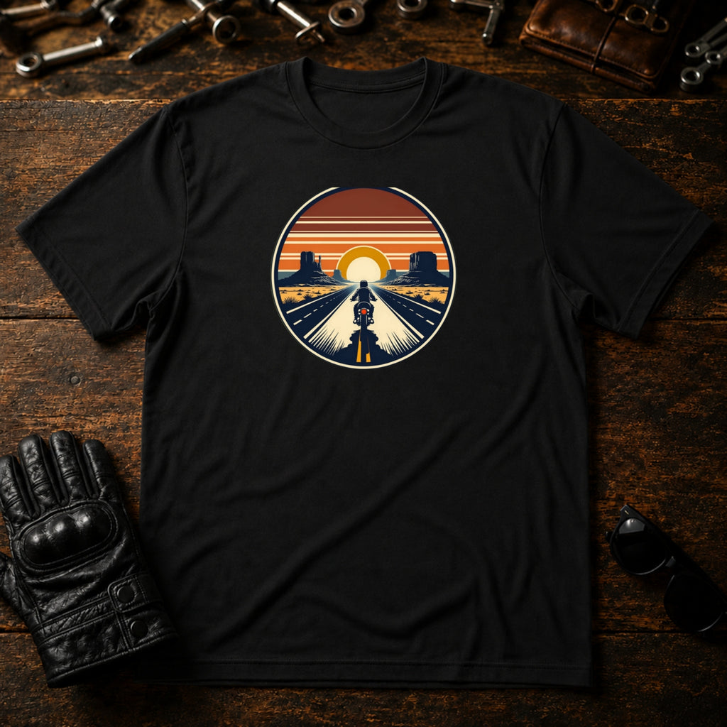 Open Road Freedom T-Shirt - mockup 1 black