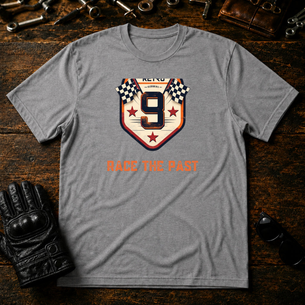Speedway Legends Badge T-Shirt - mockup 4 sport gray