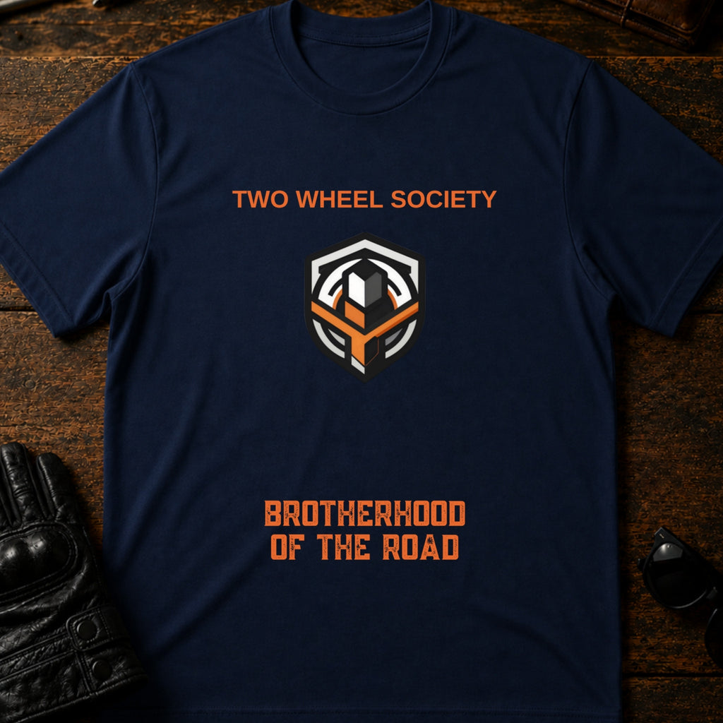 Brotherhood Emblem T-Shirt - mockup 5 navy