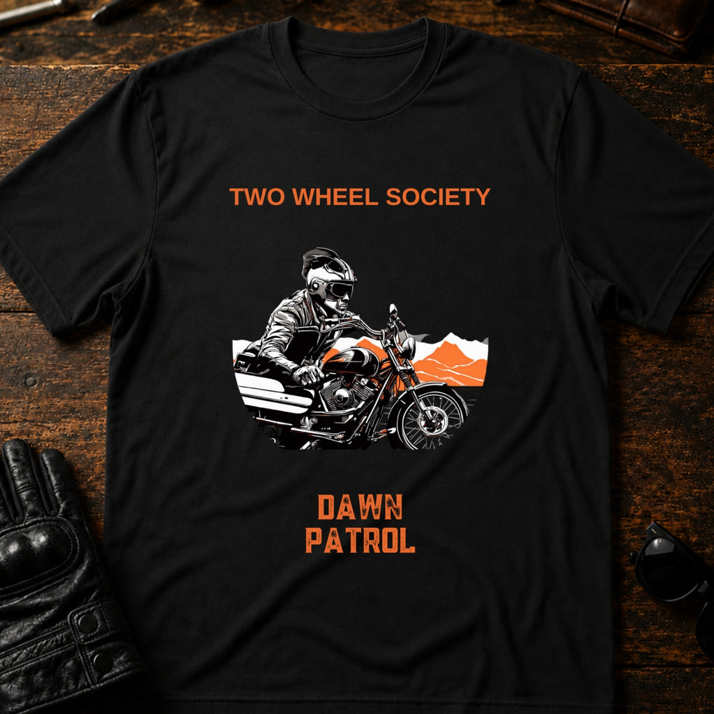 Dawn Patrol T-Shirt - mockup 1 black