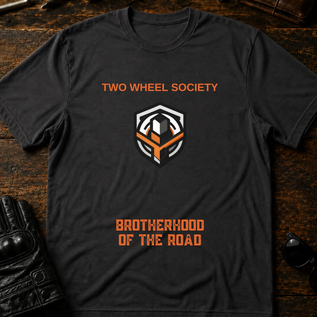 Brotherhood Emblem T-Shirt - mockup 3 charcoal