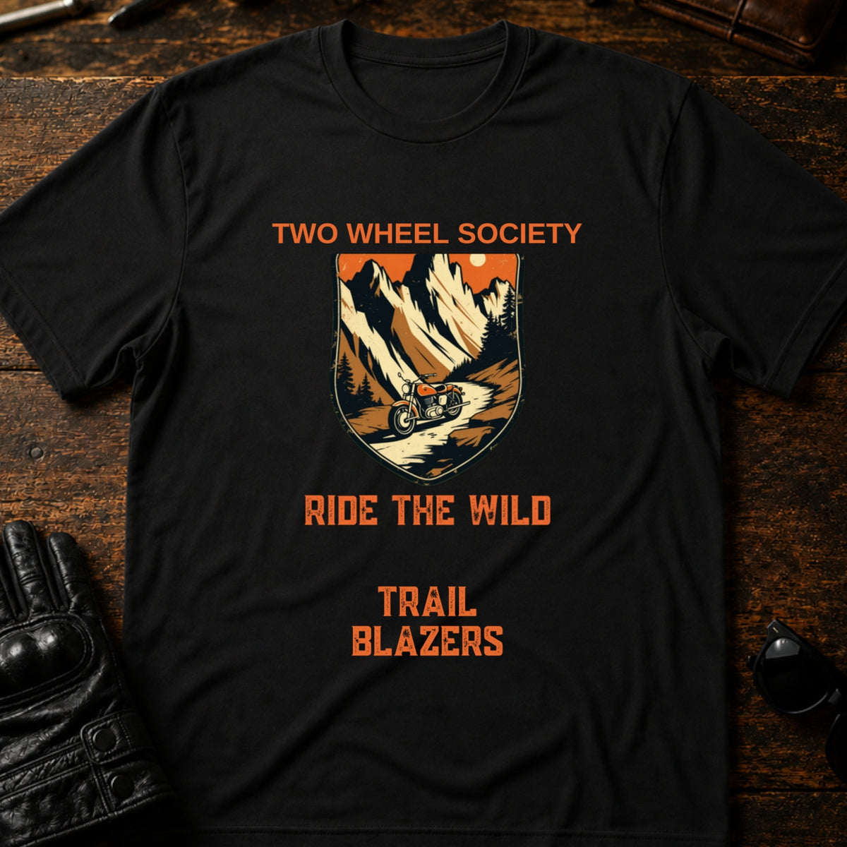 Trail Blazers Badge T-Shirt, black