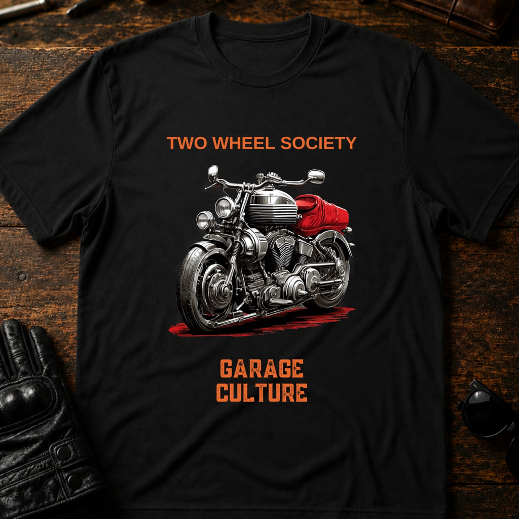 Garage Culture Vintage T-Shirt - mockup 1 black