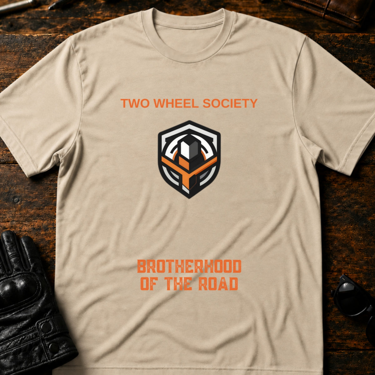 Brotherhood Emblem T-Shirt, sand