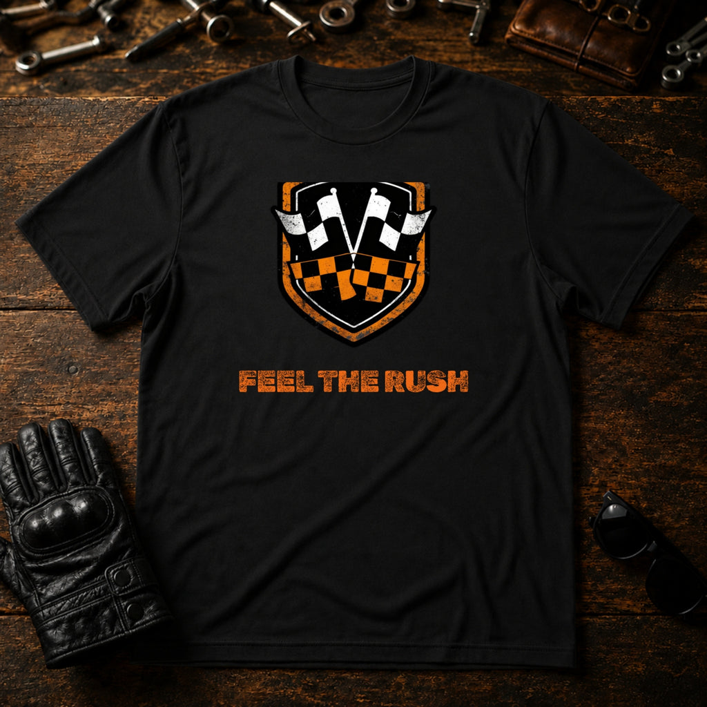 Speedway Spirit Badge T-Shirt - mockup 1 black