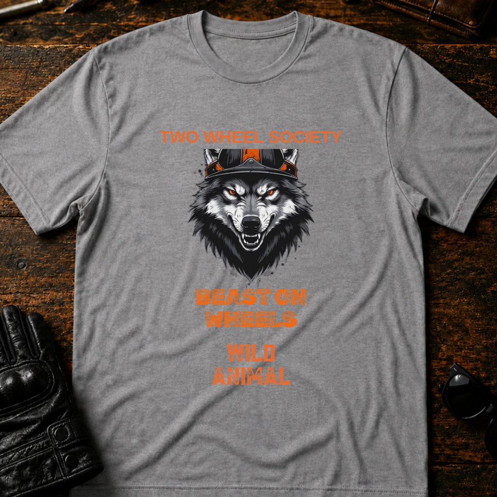 Wild Animal Rider T-Shirt - mockup 4 sport gray