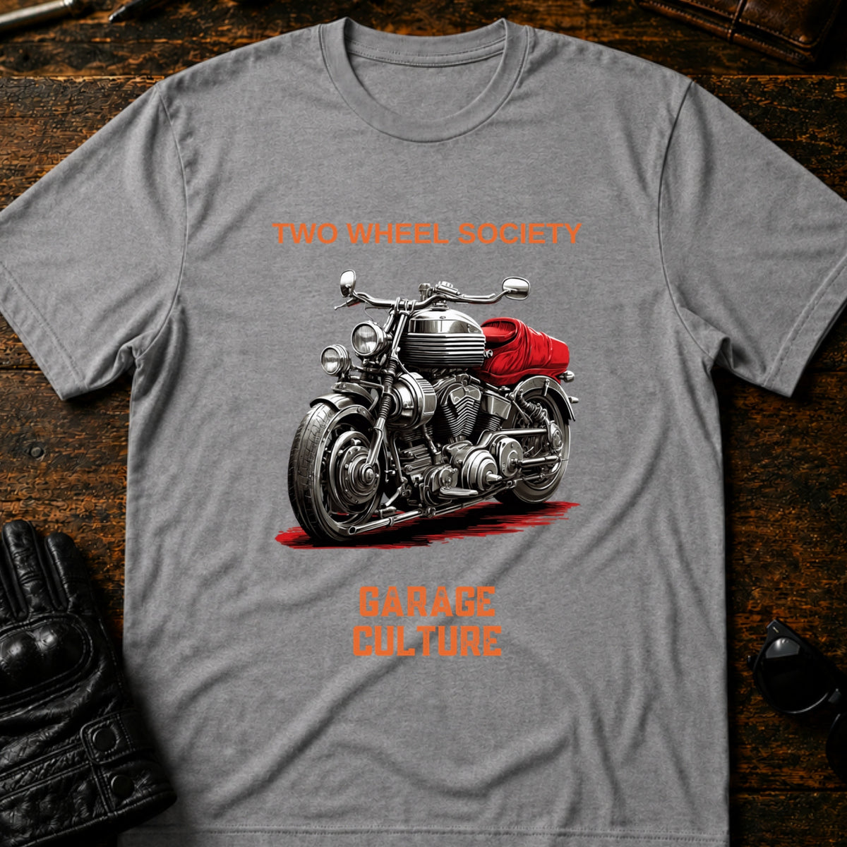 Garage Culture Vintage T-Shirt, sport gray