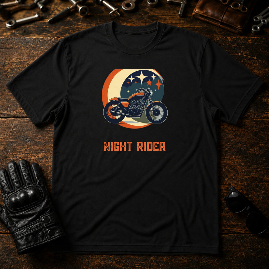 Riders Night Out T-Shirt - mockup 1 black