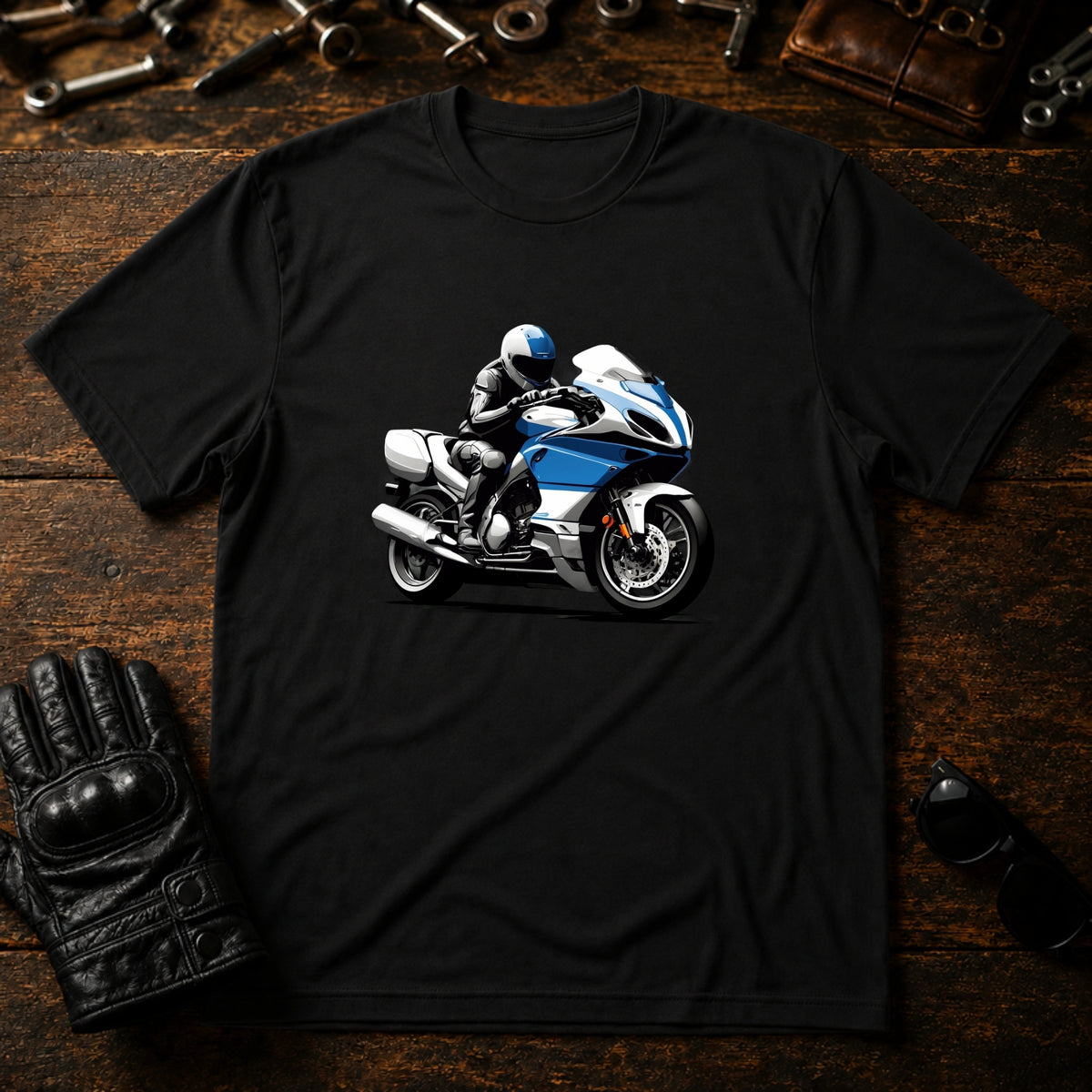 Open Road Adventure T-Shirt - mockup 1 black