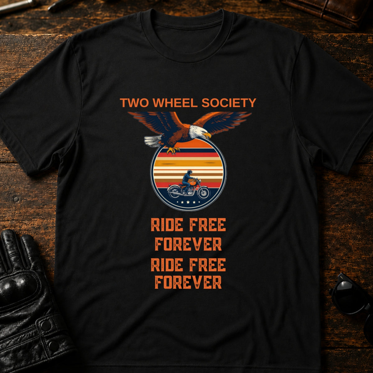 Ride Free Forever T-Shirt, black
