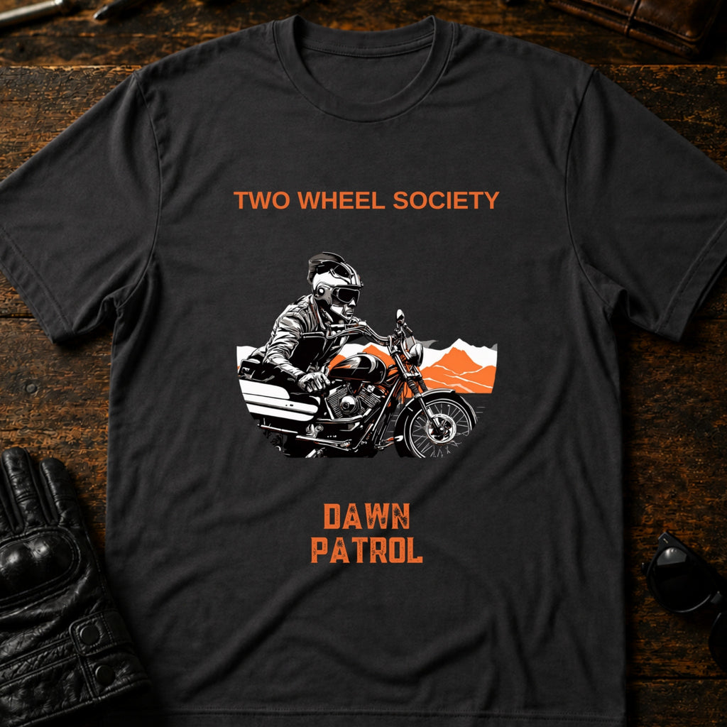 Dawn Patrol T-Shirt - mockup 3 charcoal